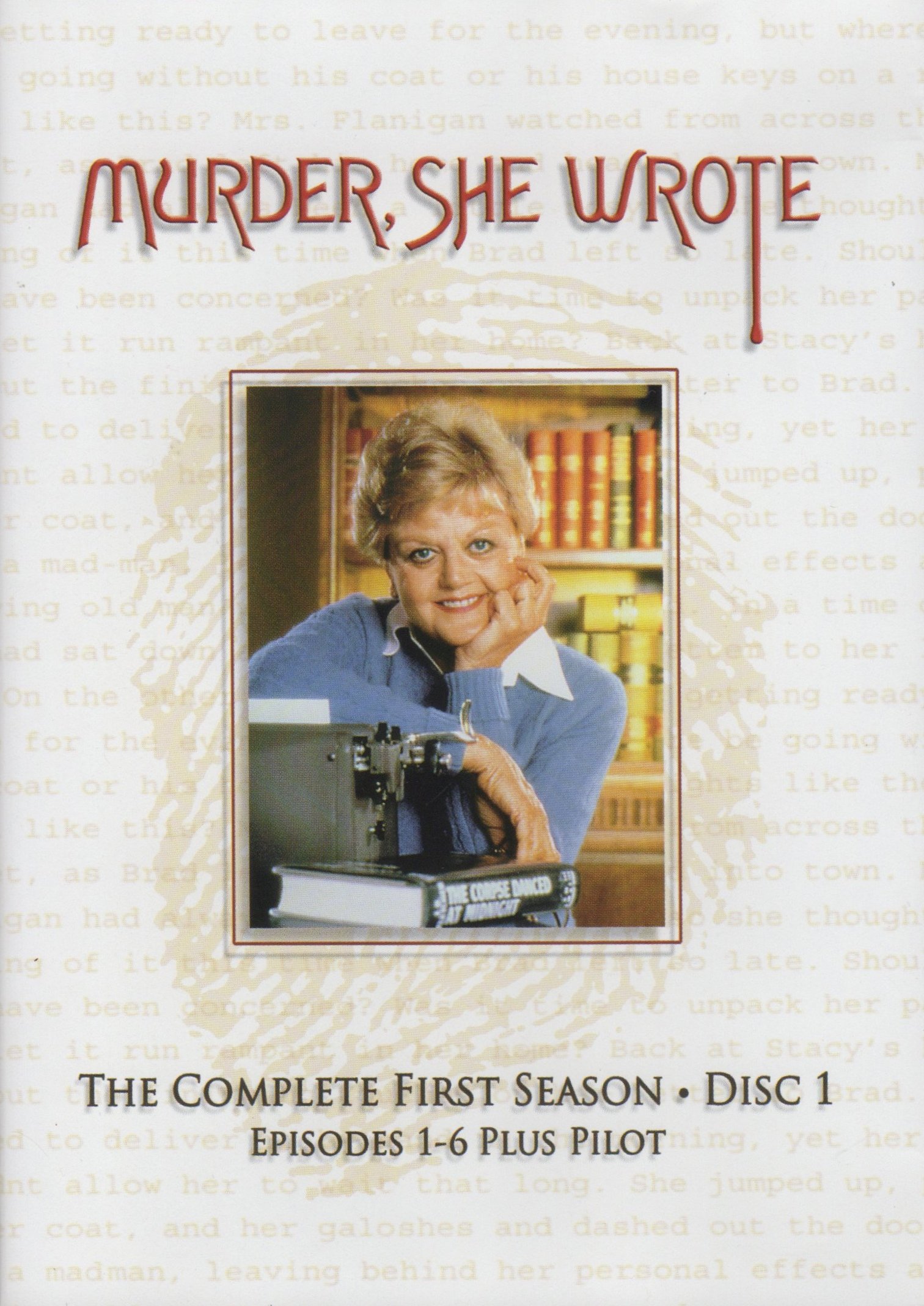 Murder She Wrote Season 1 Disc 1 Episodes 1-6 Plus Pilot On DVD TV