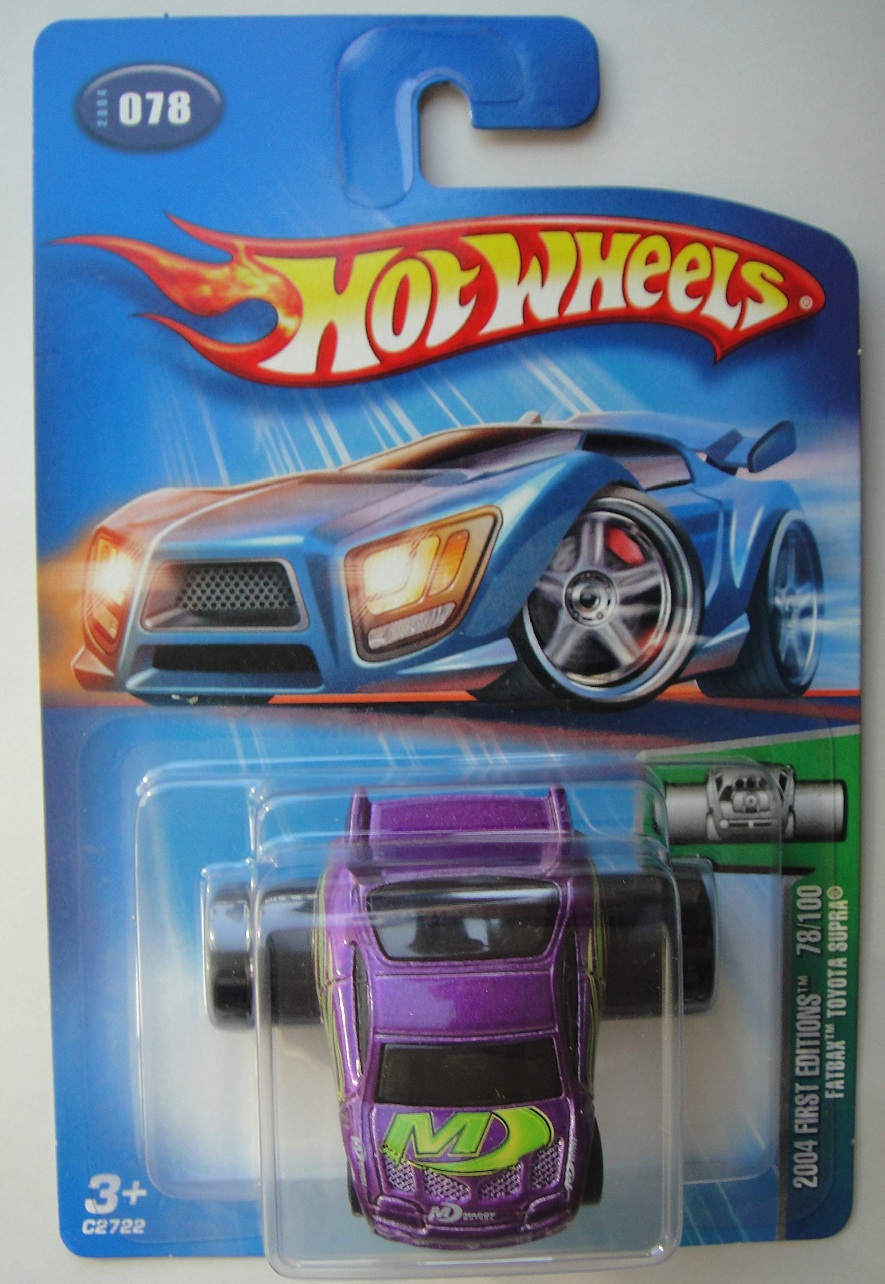 Image 0 of Hot Wheels 2004 First Editions 78/100 Purple Fatbax Toyota Supra 78