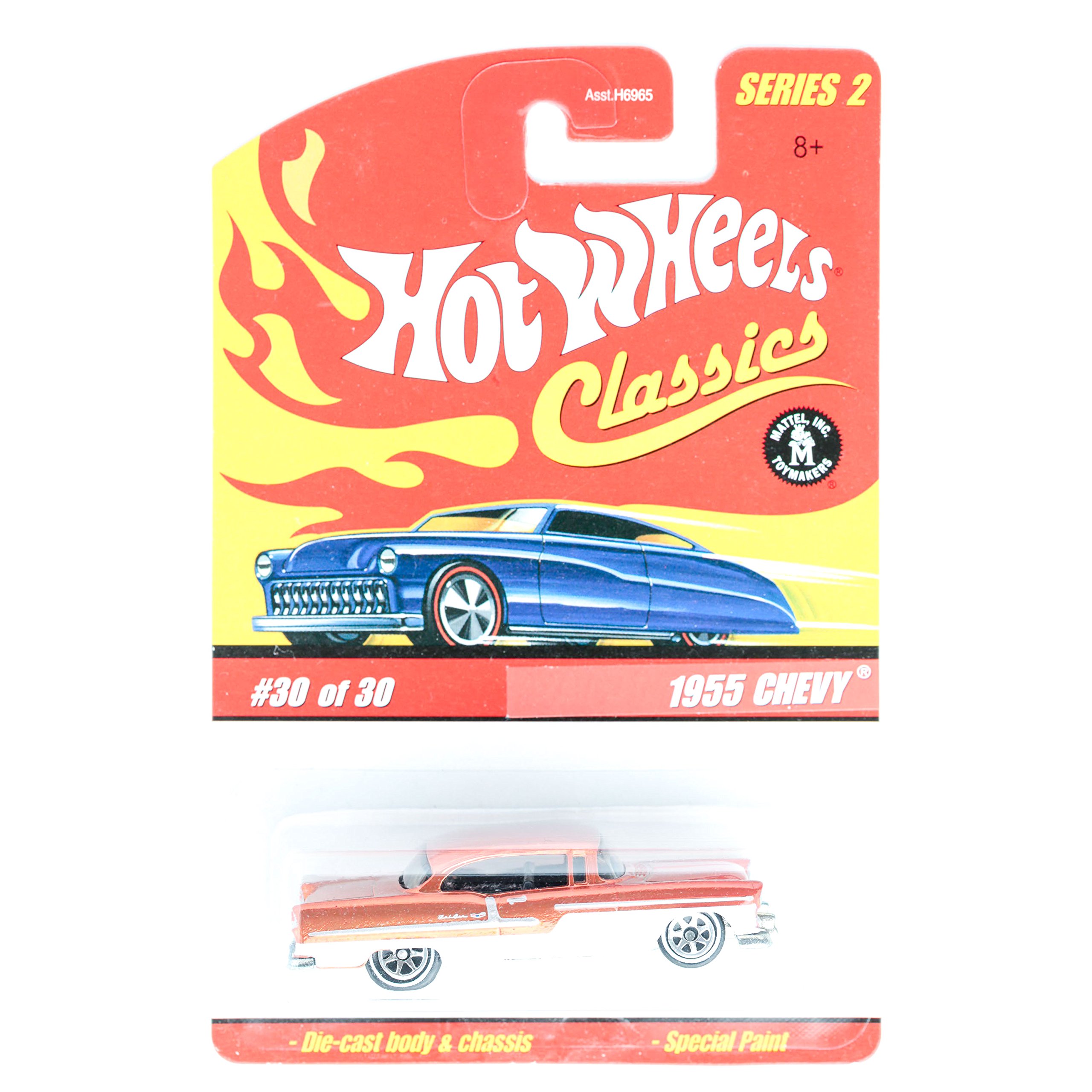 1955 Chevy ORANGE2006 Hot Wheels Classics #30 Series 2 Toy Car