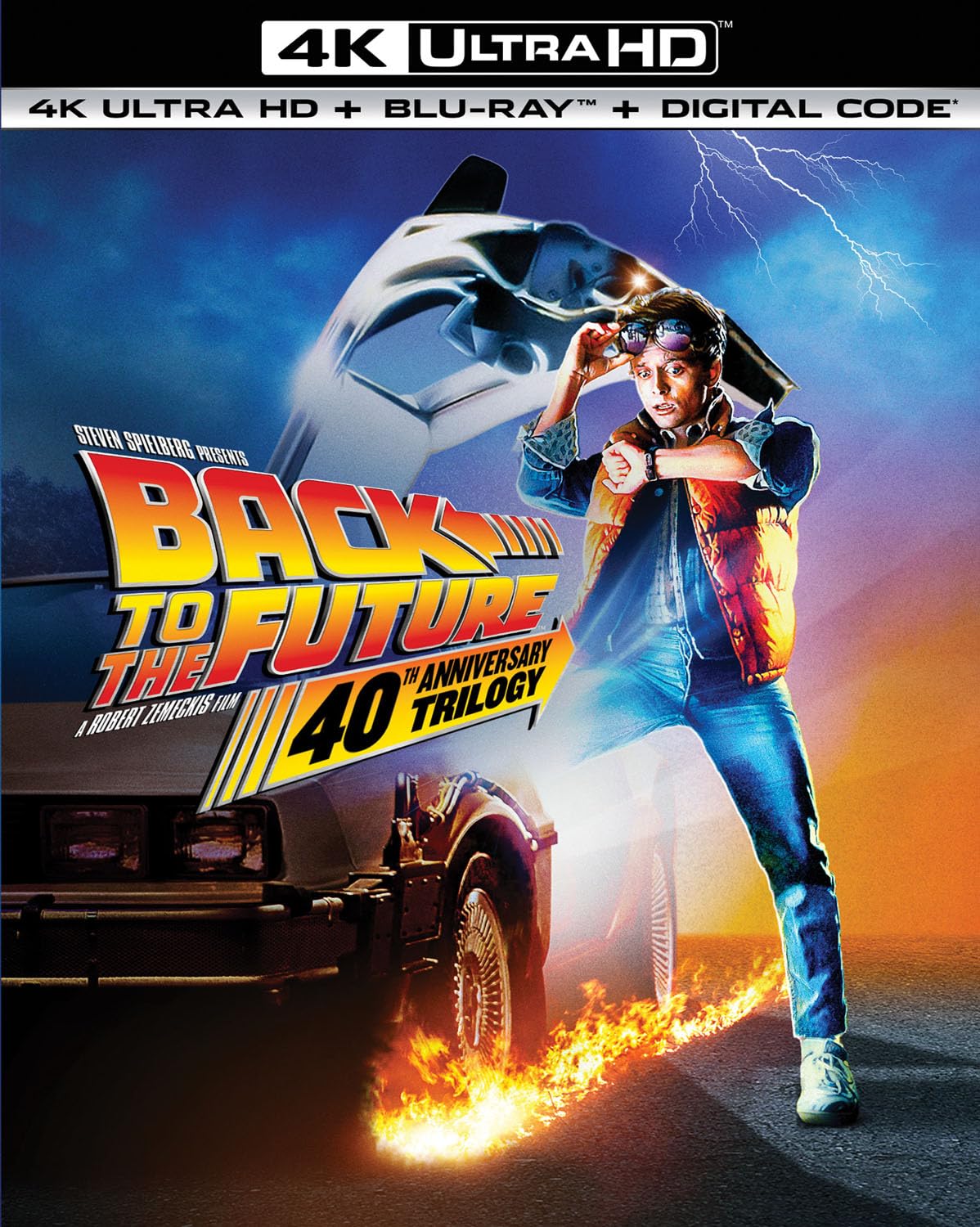 Image 0 of Back To The Future Trilogy 40th Anniversary Edition 4K Ultra HD Digital 4K UHD O
