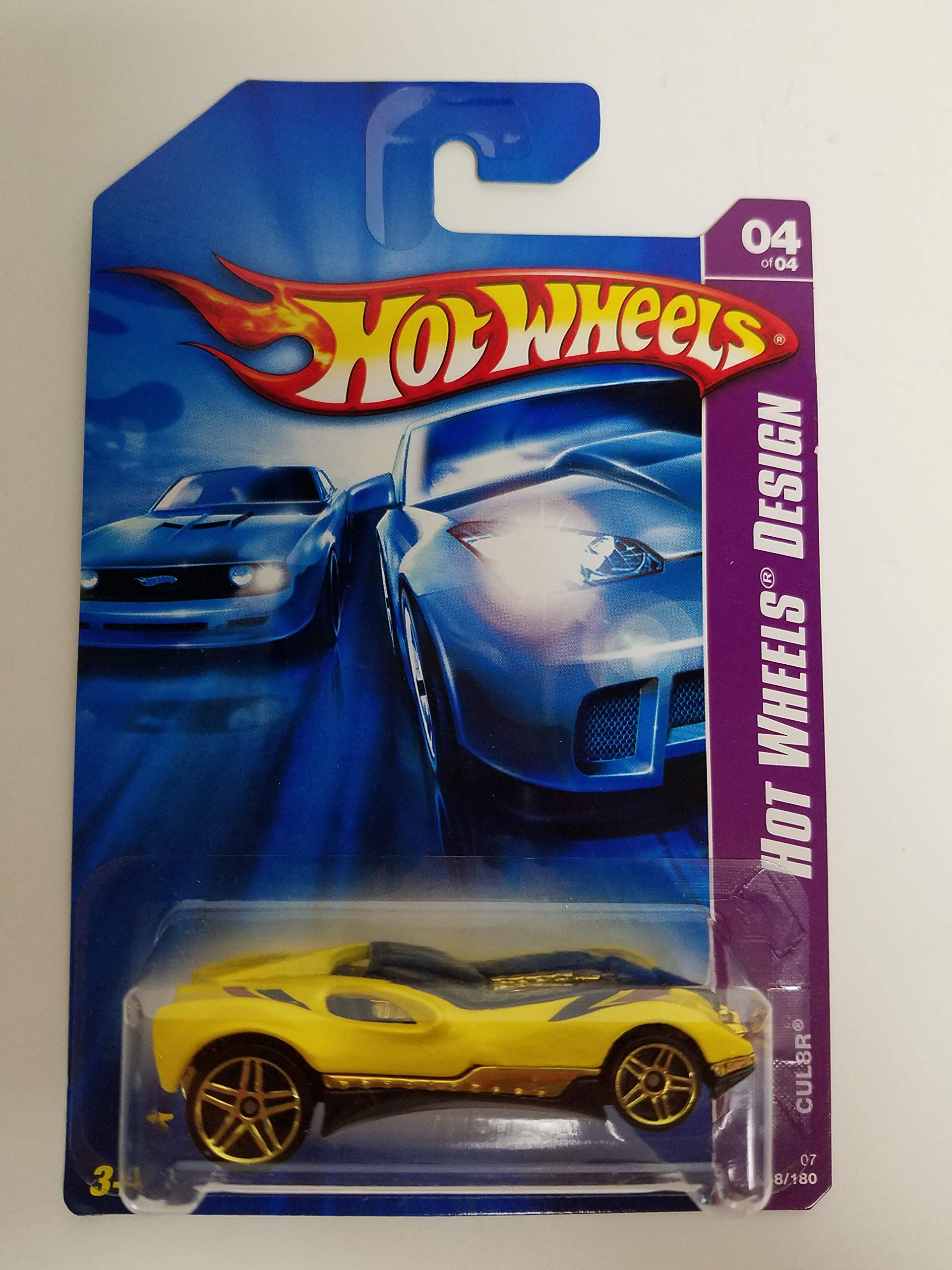 CUL8R 2007 Hot Wheels Design 4 Of 4 Hot Wheels Diecast Car No 048 Toy