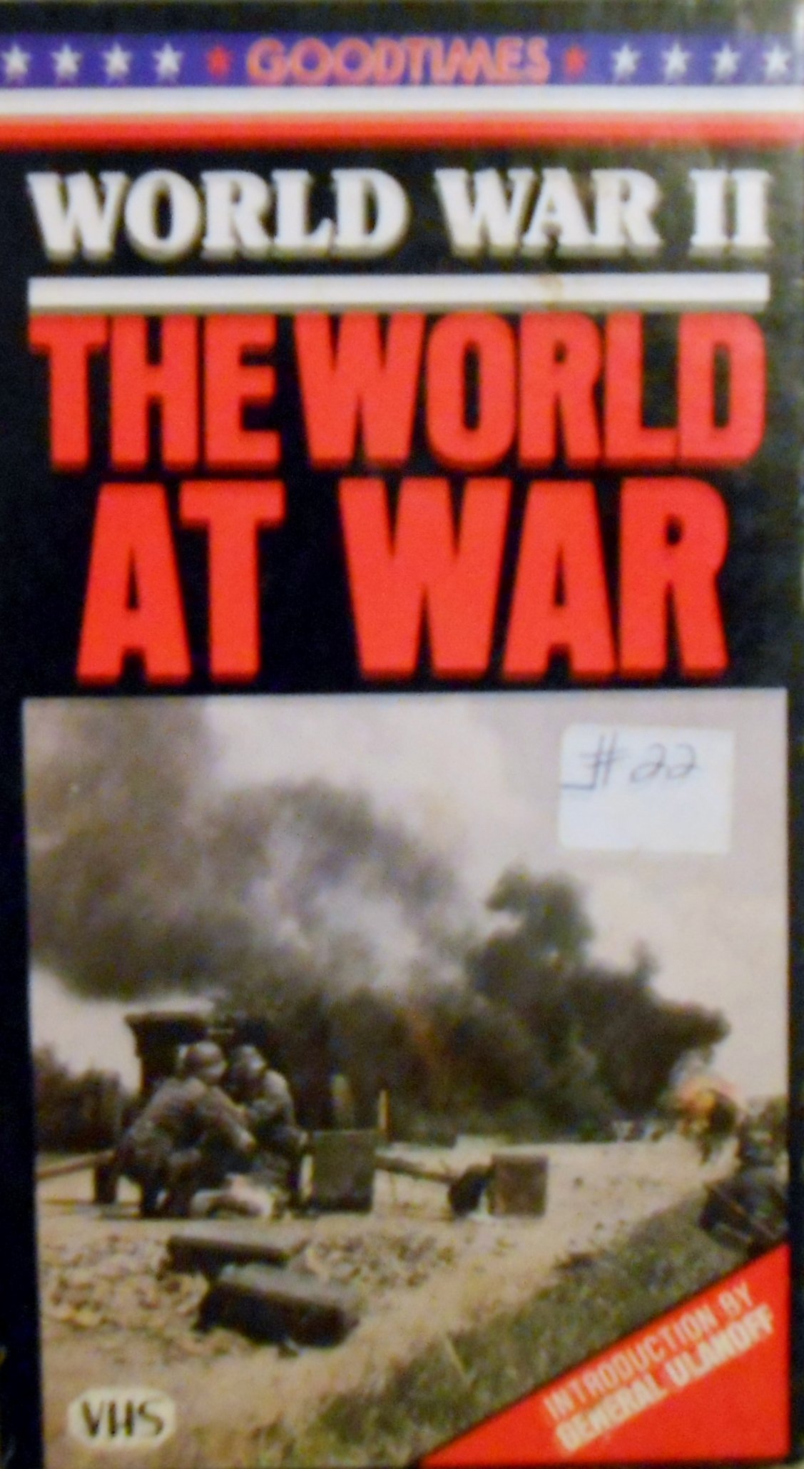 Image 0 of The World At War On VHS