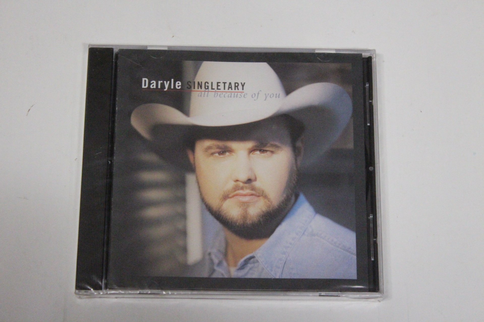 Image 0 of All Because Of You By Daryle Singletary On Audio CD Album Black 2007