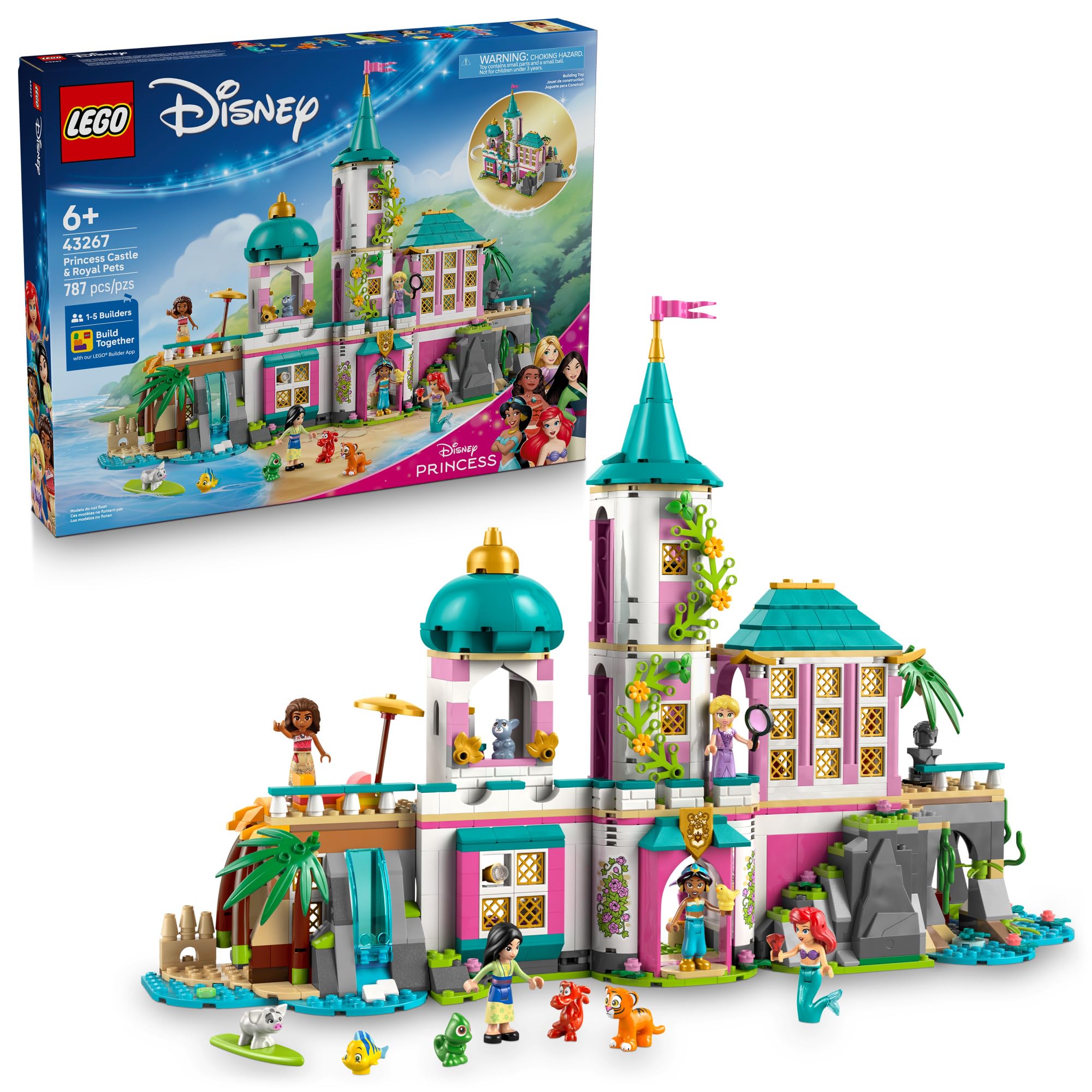 Lego Disney Princess Castle And Royal Pets Kids Toy Pretend Play