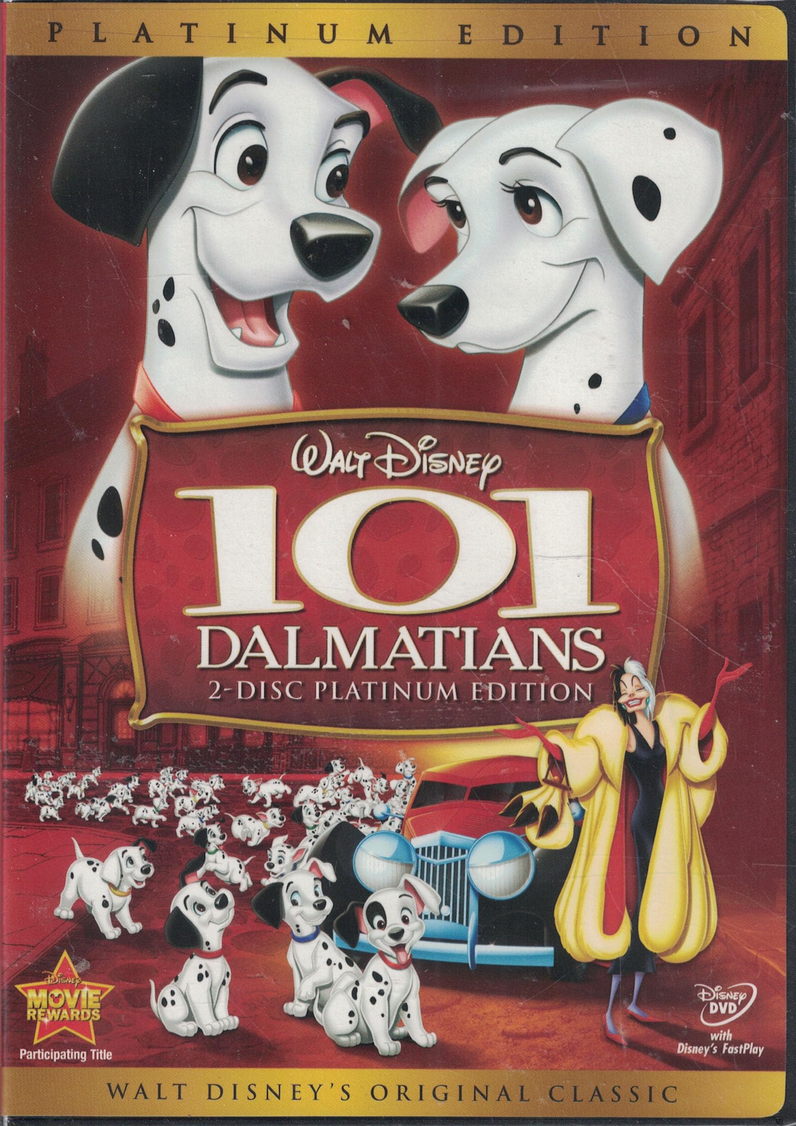 101 Dalmatians Two-Disc Platinum Edition On DVD With Marjorie Bennett 2 Disney M