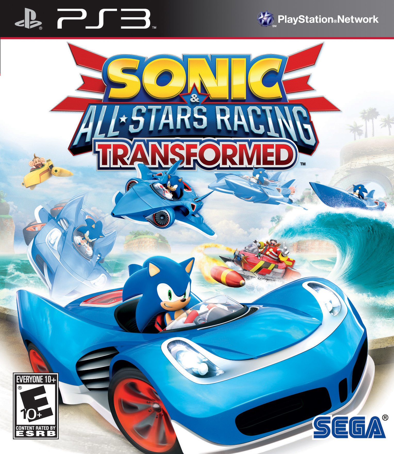 Sonic And All-Stars Racing Transformed For PlayStation 3 PS3