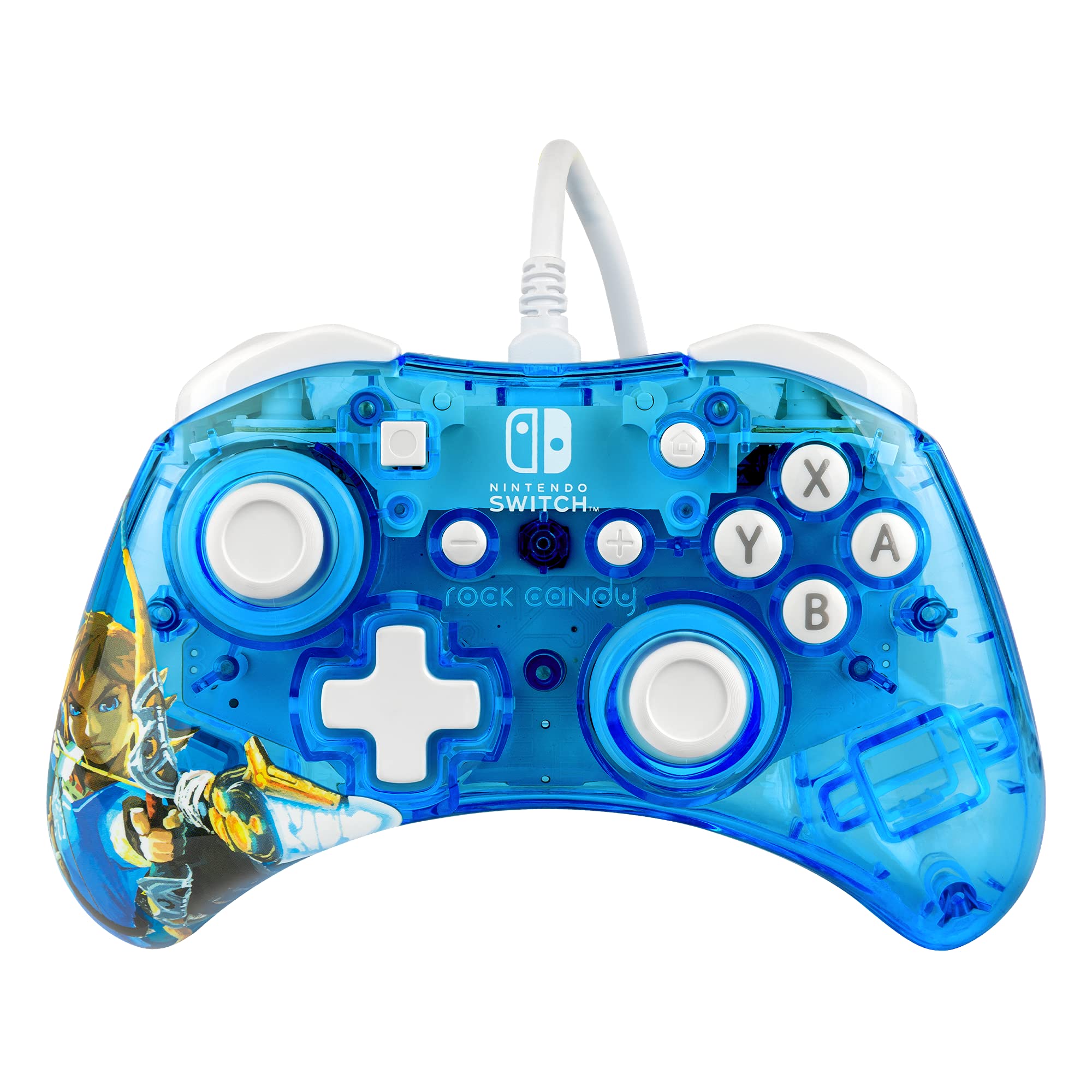 Image 0 of PDP Rock Candy Wired Gaming Switch Pro Controller Zelda Breath Of The