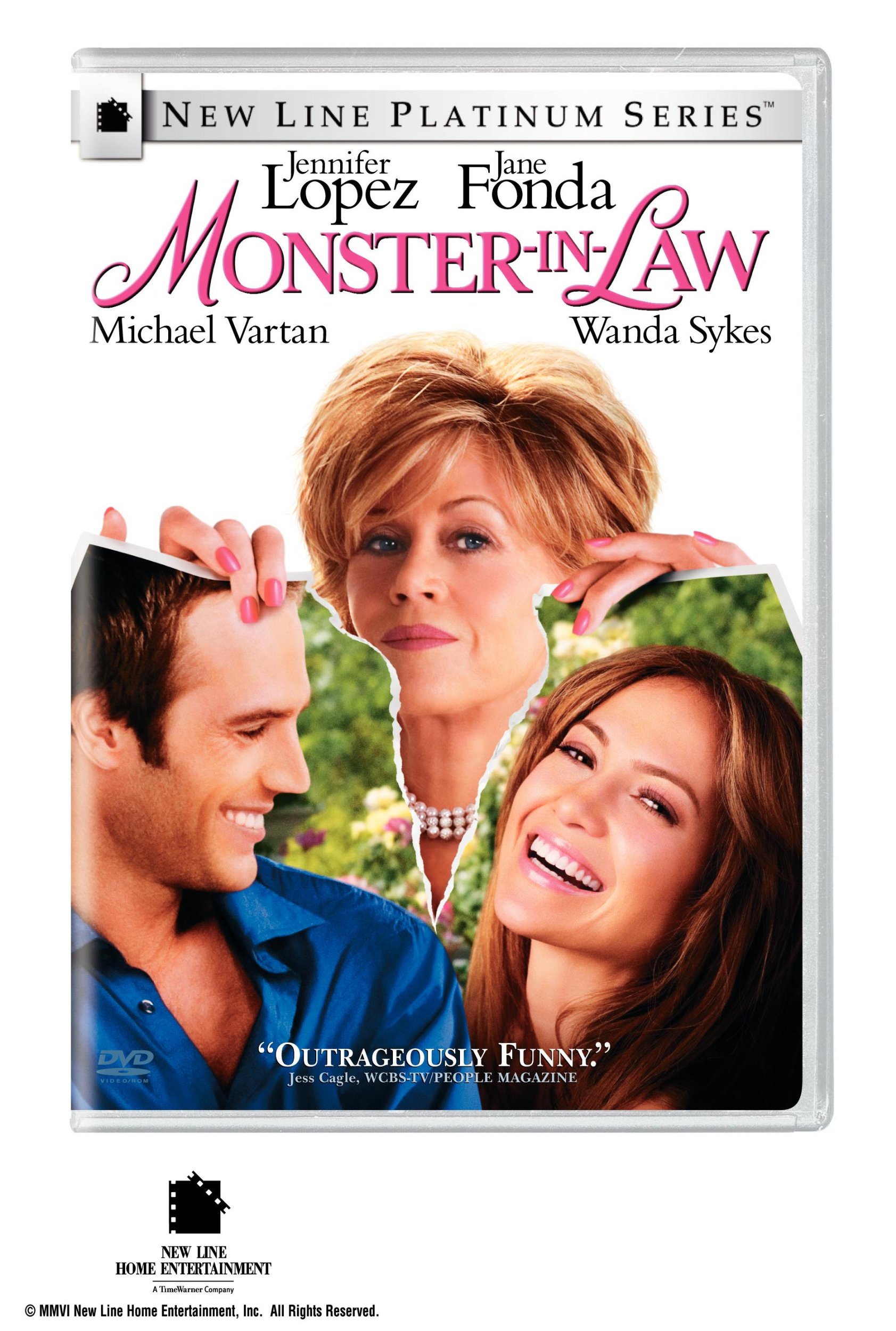 Monster-In-Law New Line Platinum Series On DVD With Jennifer Lopez