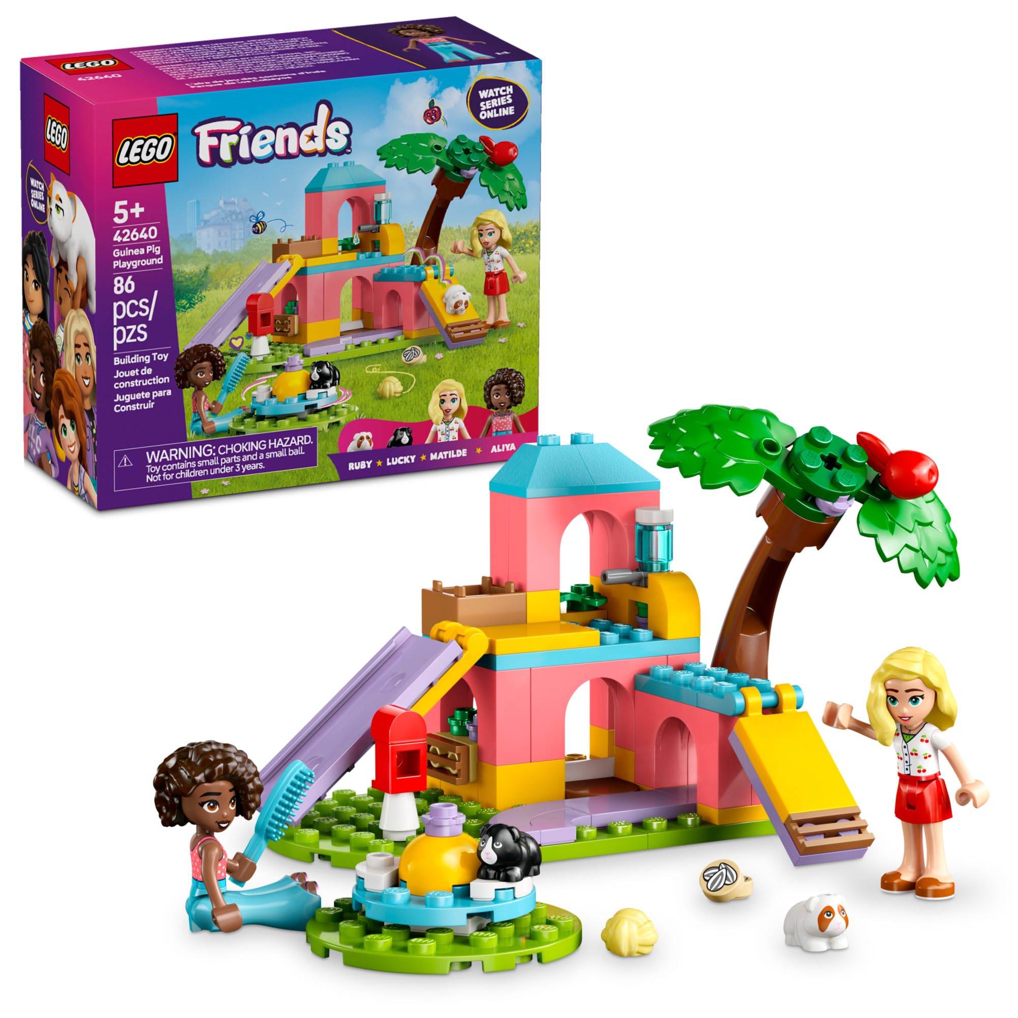 Image 0 of Lego Friends Guinea Pig Playground Building Toy Pretend Play Set For