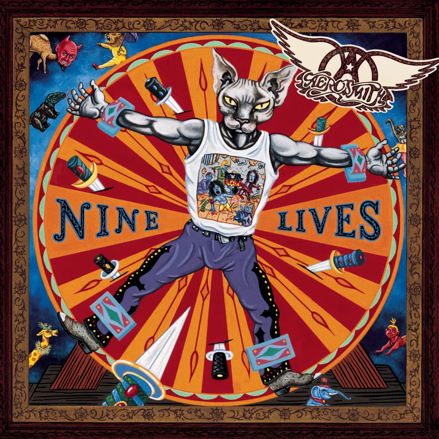 Image 0 of Nine Lives By Aerosmith On Audio CD Album 9 Black 2007