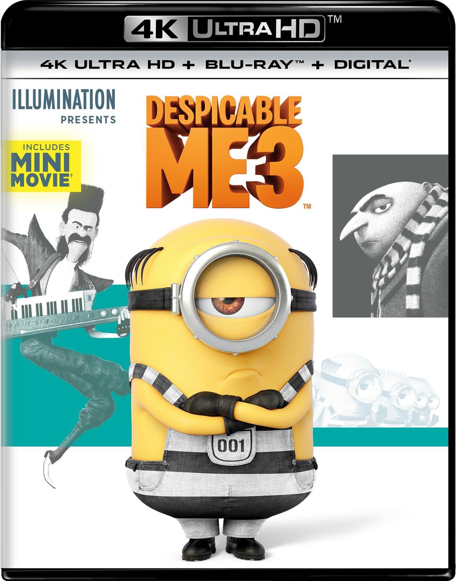 Despicable Me 3 Special Edition 4K Ultra HD Digital On Blu-Ray With