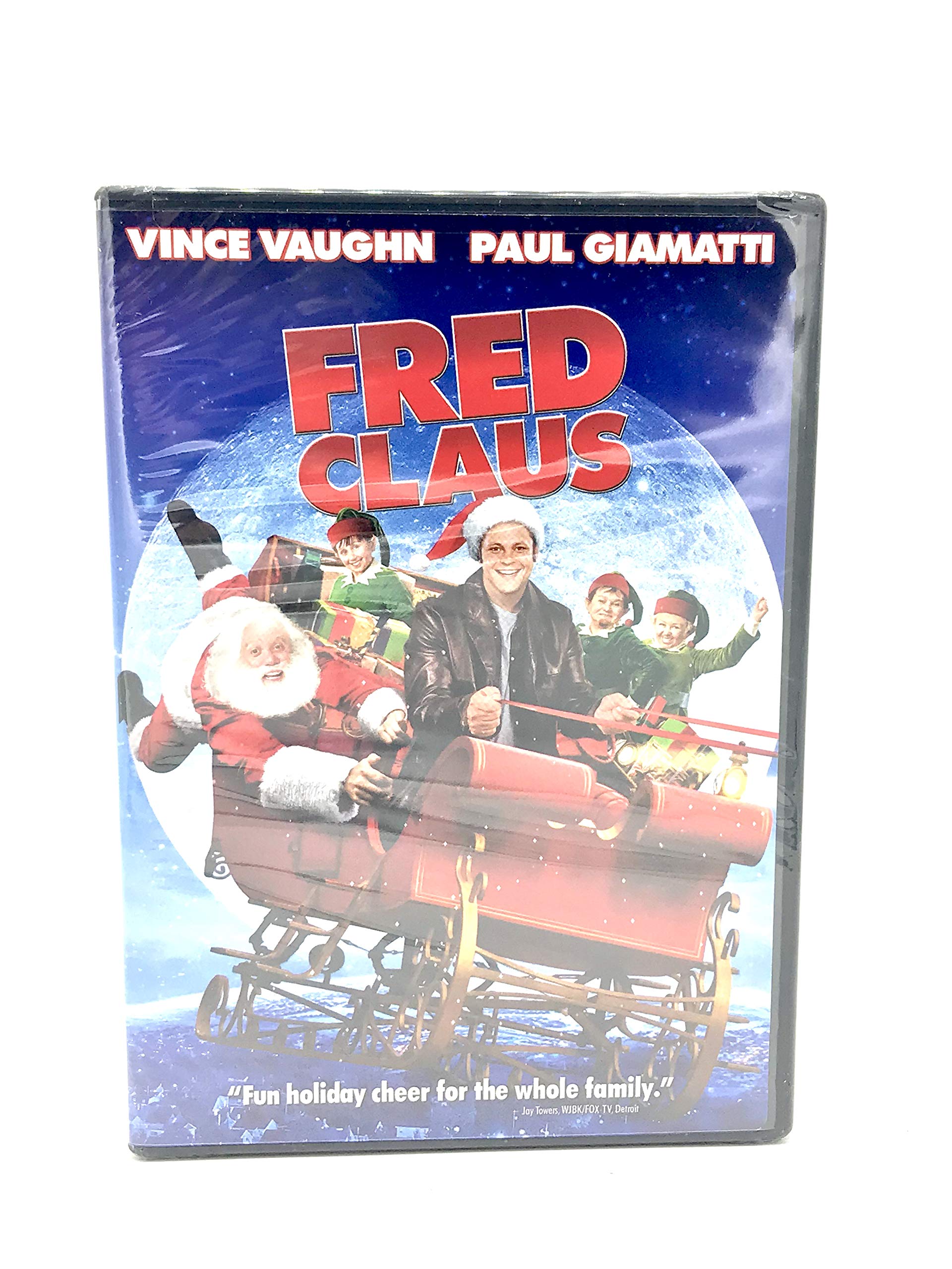 Fred Claus Fs/ws/dvd On DVD With Vince Vaughn Comedy
