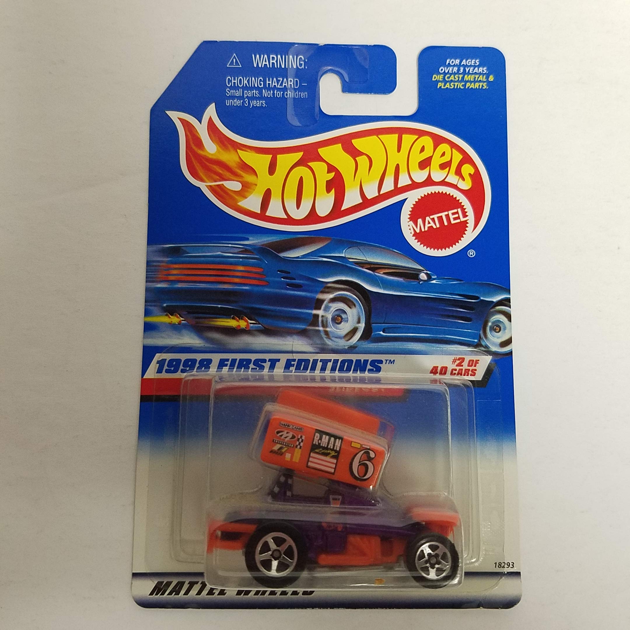 Image 0 of Slideout 1998 First Edition 2 Of 40 1998 Hot Wheels 1/64 Diecast Car No 640 Toy 