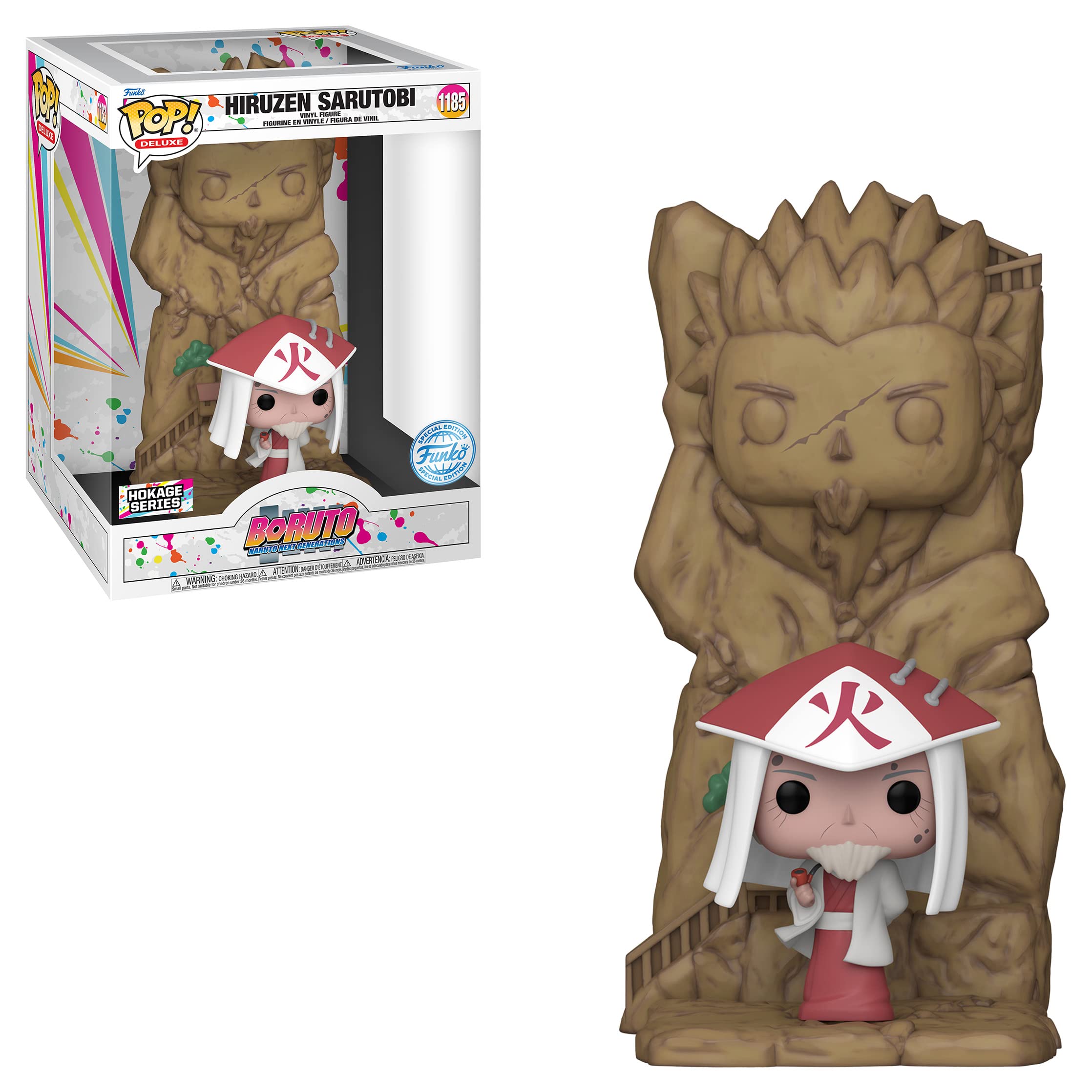 Image 0 of Funko Pop! Deluxe Boruto: 1185 Naruto Next Generations Hiruzen Sarutobi Vinyl Fi