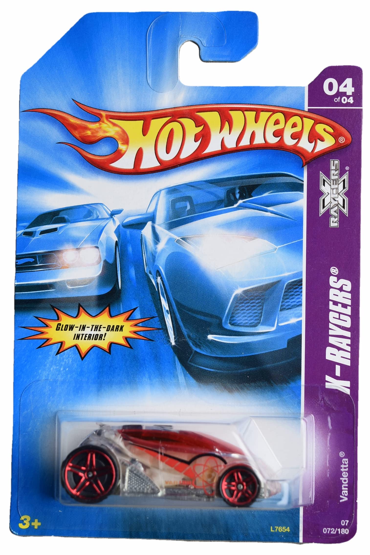 Image 0 of Hot Wheels Vandetta X-Raycers 4/4 Toy Car