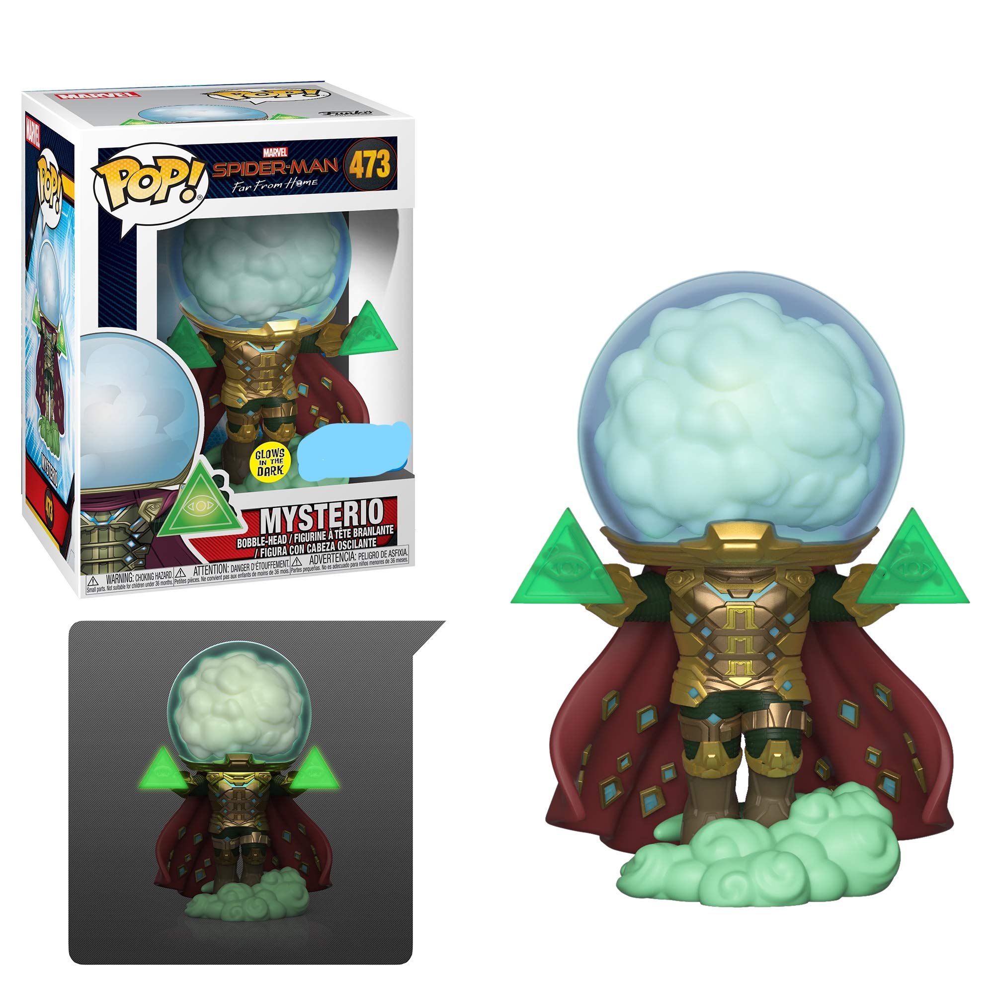 Funko Pop! Marvel: 473 Spider-Man Far From Home Mysterio Glow