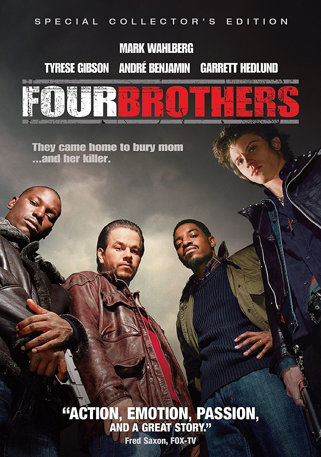 Four Brothers On DVD With Chiwetel Ejiofor Tyrese Gibson Garrett