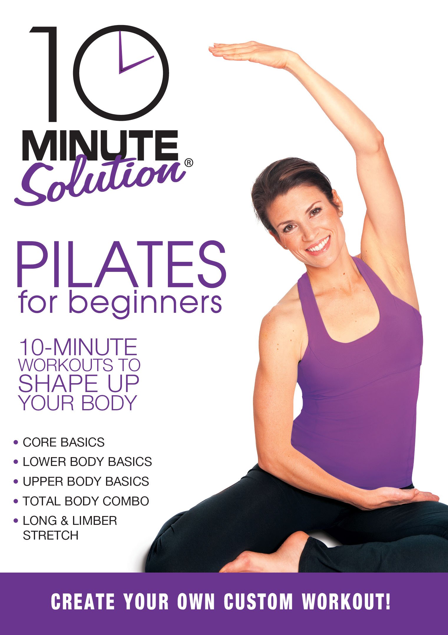 10 Minute Solution: Pilates For Beginners On DVD with Lara Hudson Exercise Movie