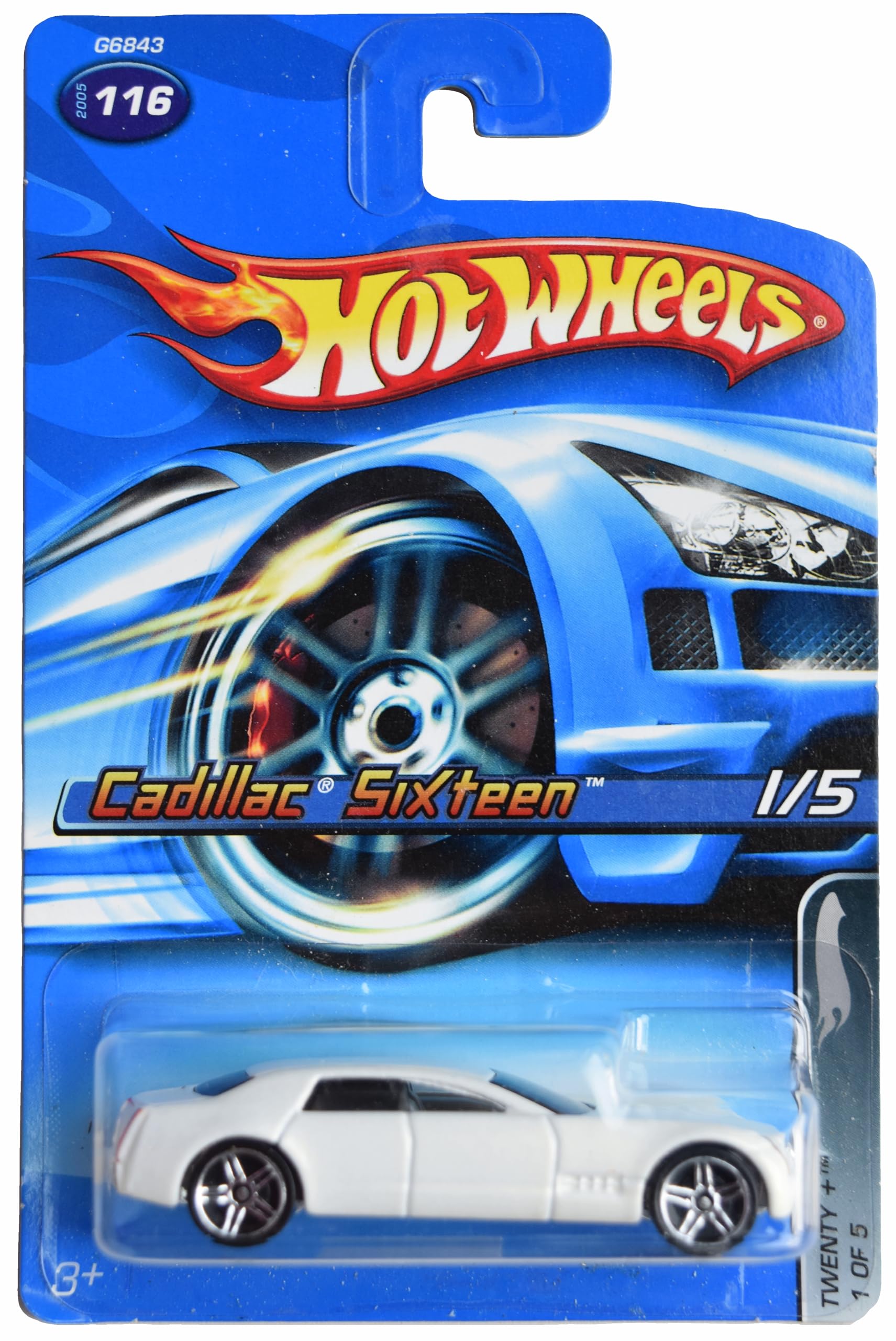 Image 0 of Hot Wheels Cadillac Sixteen Twenty 1/5 White 116 Toy Car