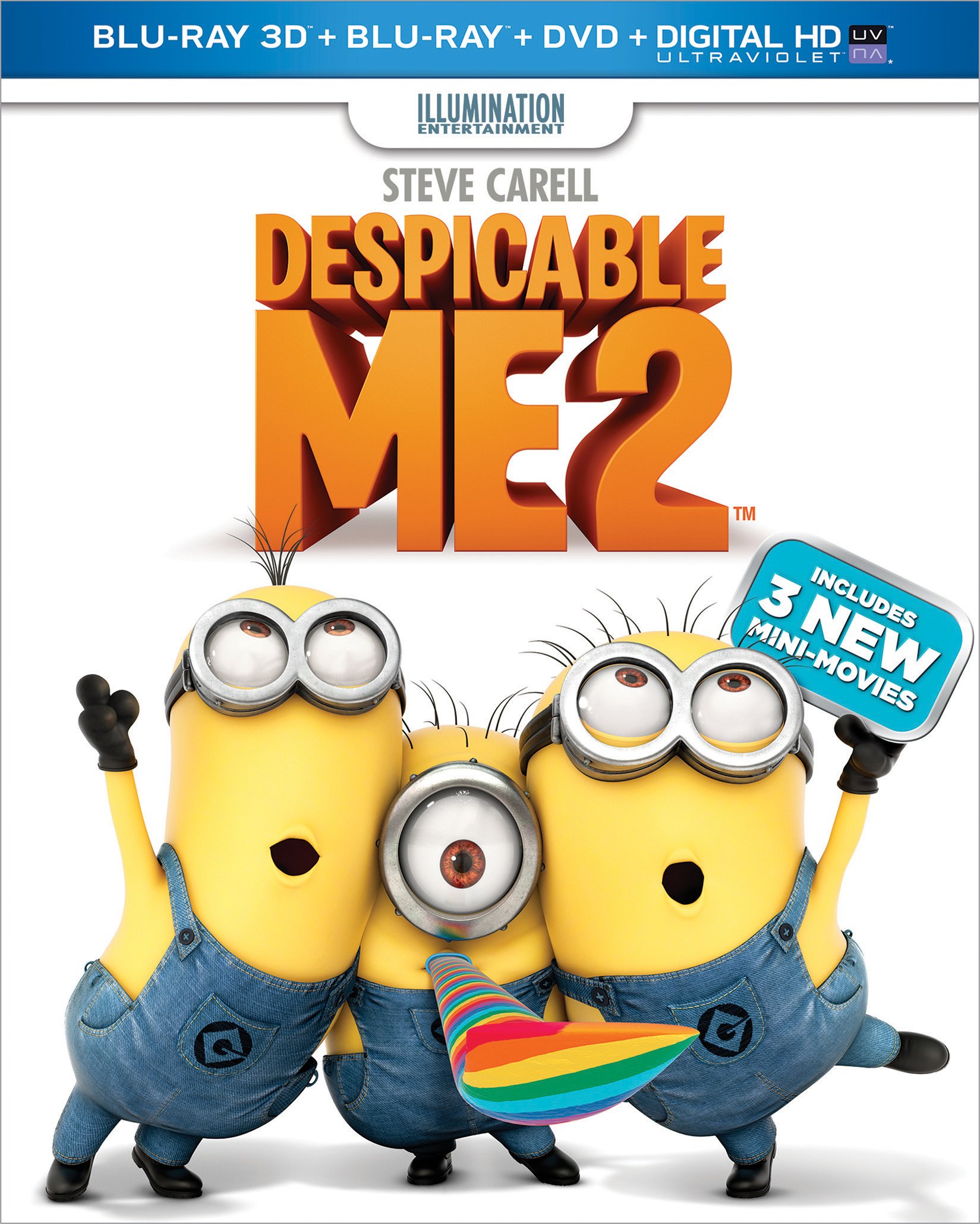 Image 0 of Despicable Me 2 On Blu-Ray With Steve Carell Movie