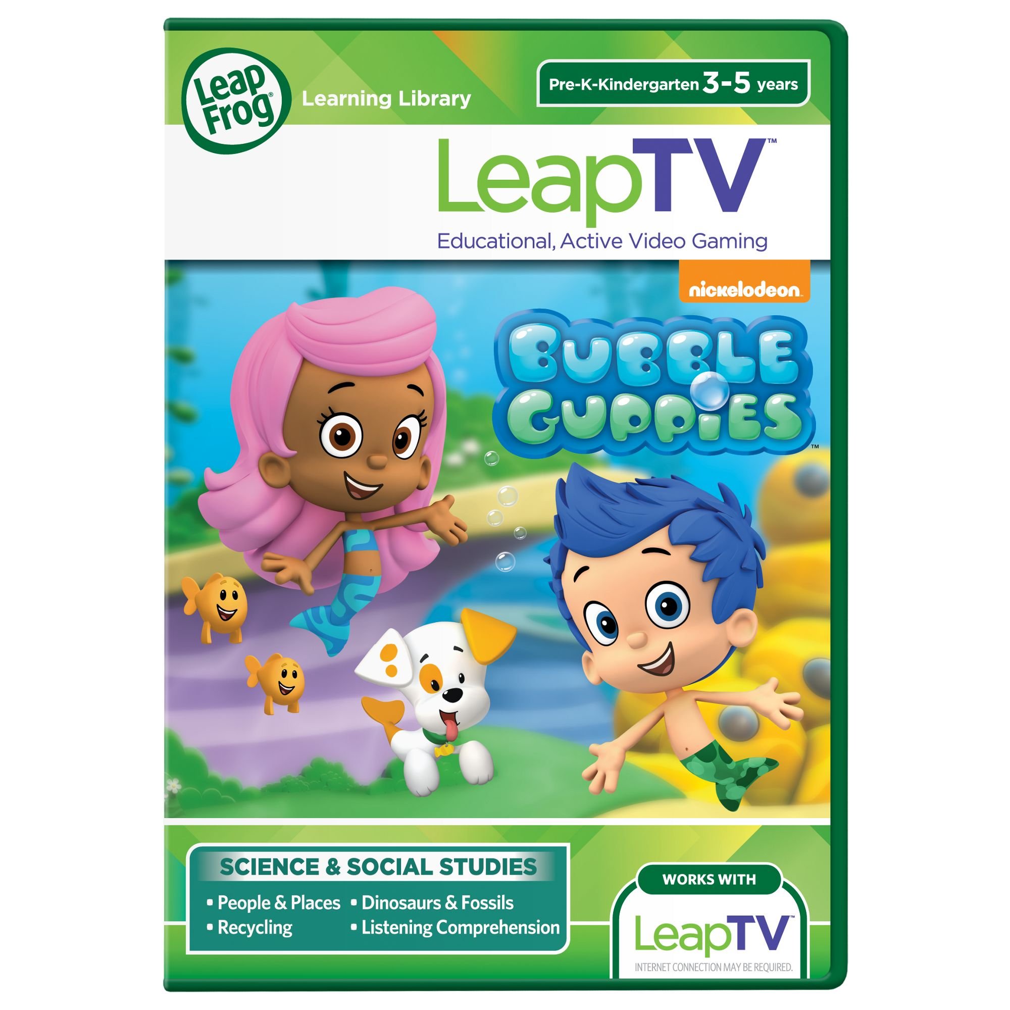 LeapFrog LeapTV Nickelodeon Bubble Guppies Educational Active Video