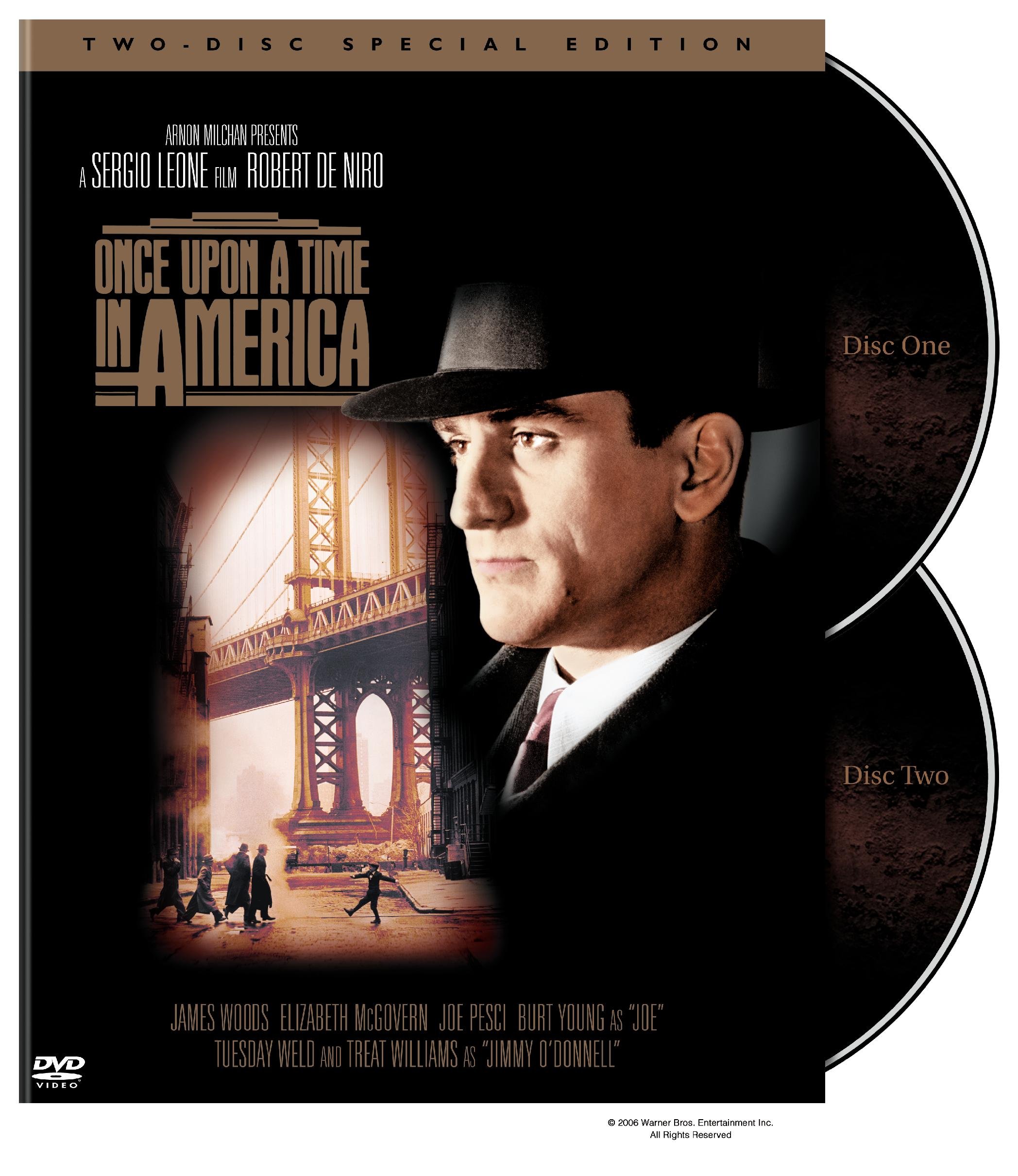 Once Upon A Time In America On DVD with Robert De Niro Drama Movie