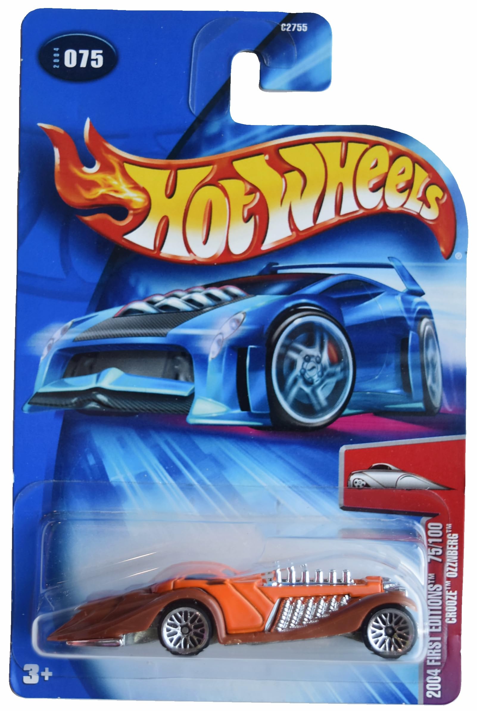 Hot Wheels Crooze Ozznberg 2004 First Editions 75/100 Orange Toy Car