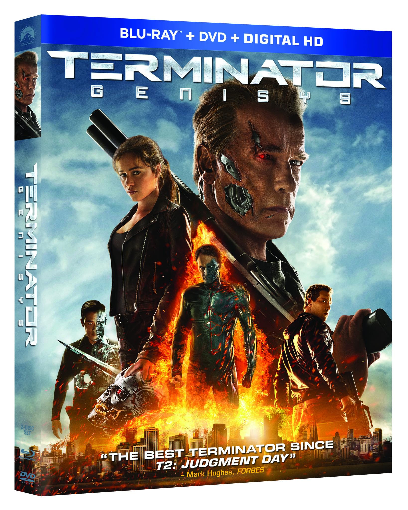 Terminator Genisys DVD Digital HD On Blu-Ray With Arnold