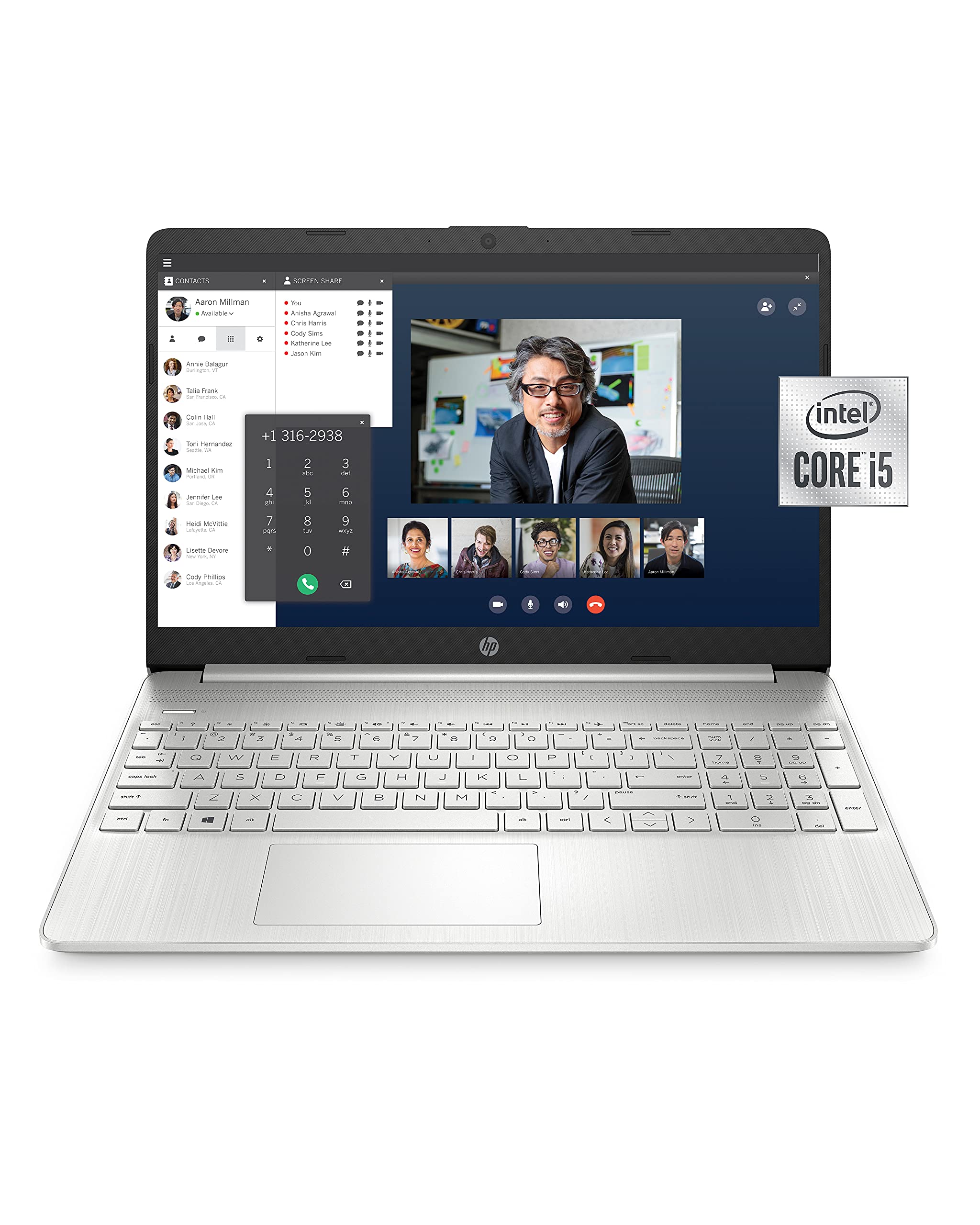 Image 0 of HP 15-DY1036NR 10th Gen Intel Core I5-1035G1 15.6-Inch Fhd Laptop