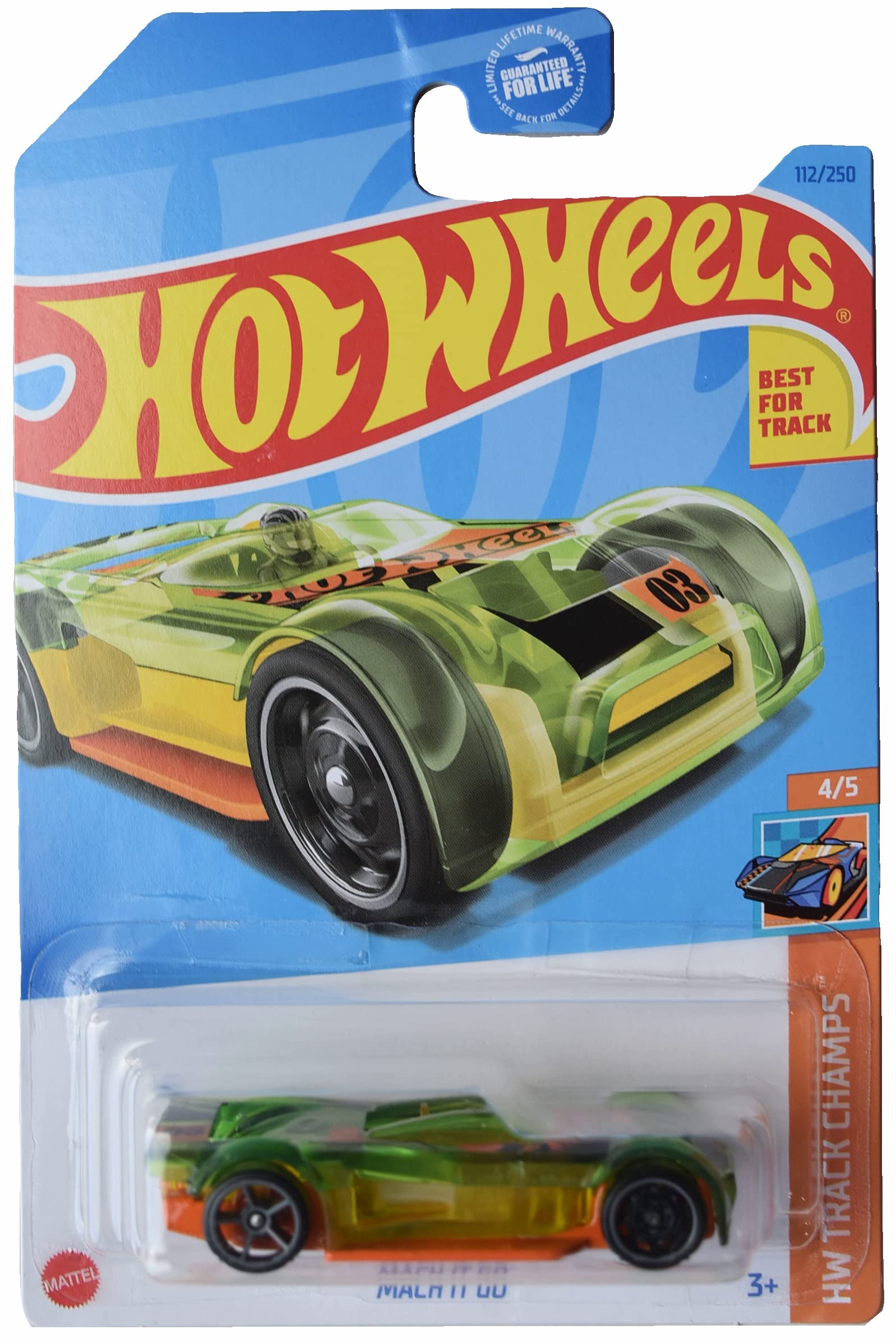 Hot Wheels Mach It Go Hw Track Champs 4/5 Toy Car