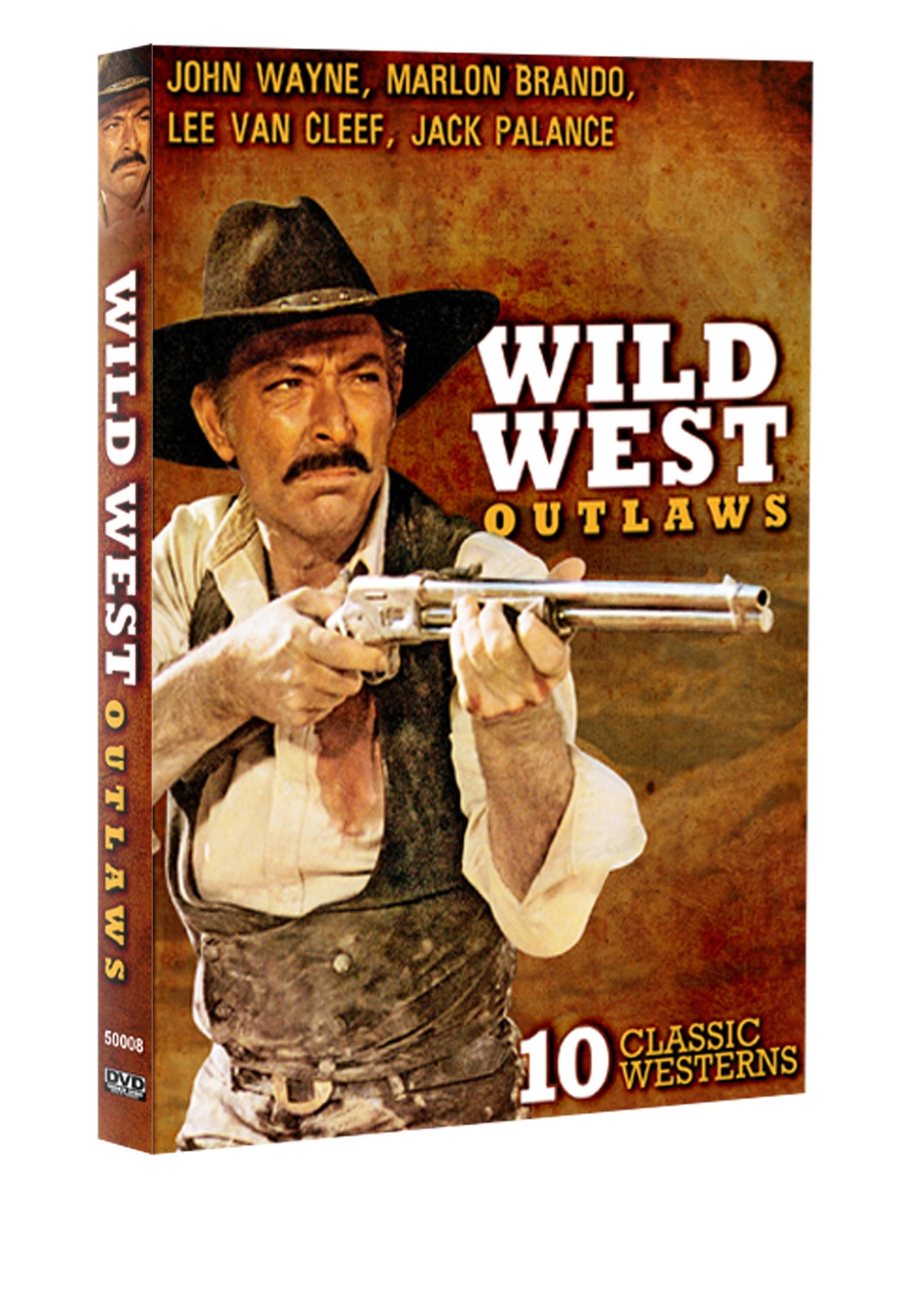 Wild West Outlaws On DVD With John Wayne Marlon Brando Lee Van Cleef