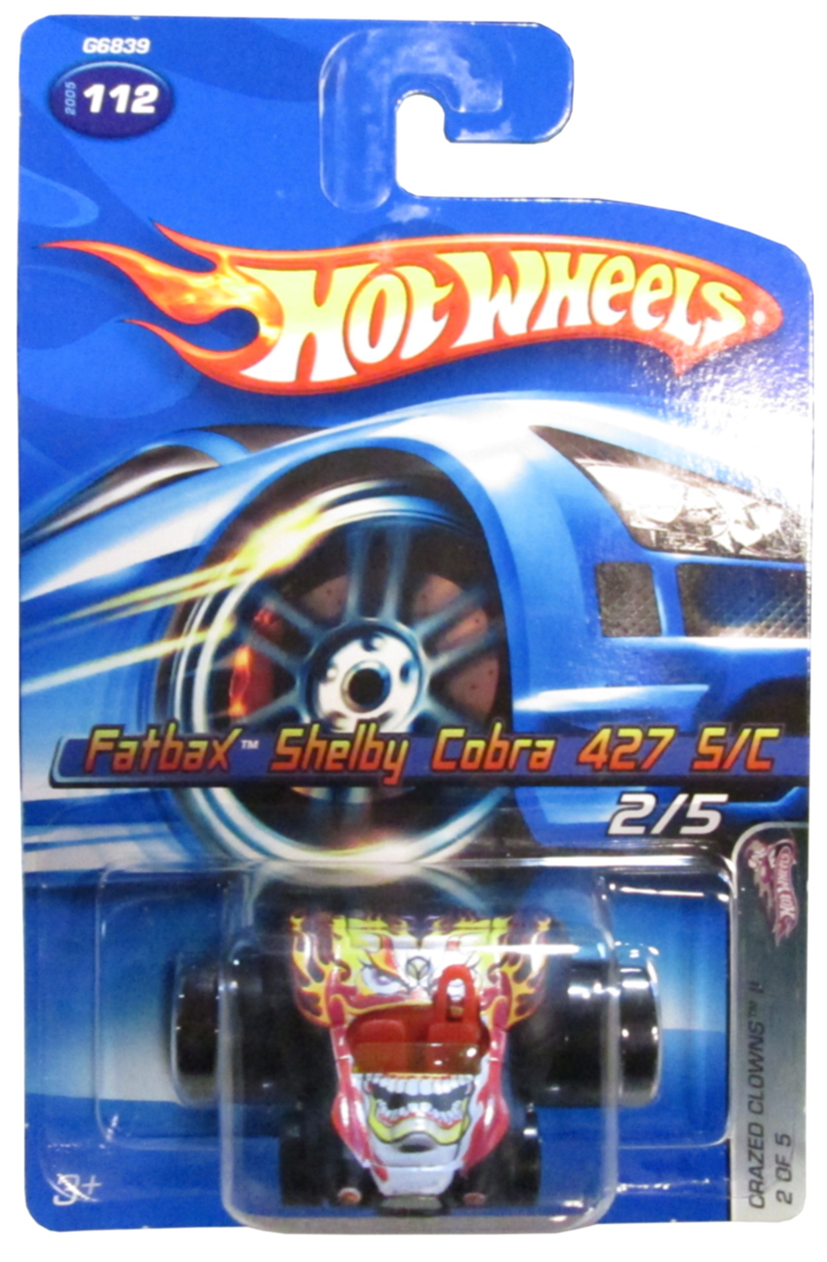 Image 0 of Hot Wheels Crazed Clowns Fatbax Shelby Cobra 427 S/c Toy Car