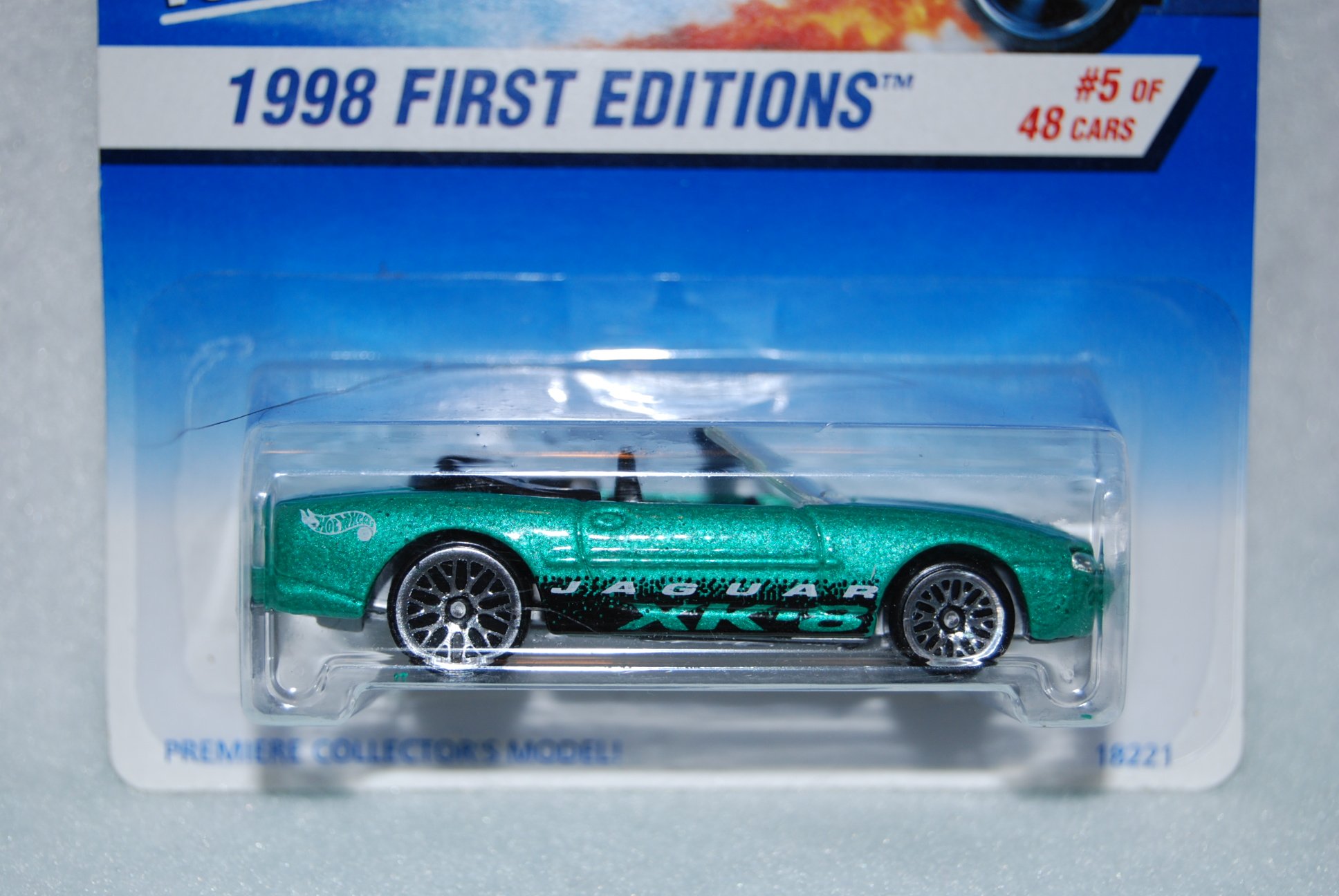 Image 0 of Hot Wheels 1998 First Editions Green Jaguar XK8 Die Cast Car 5 Of 48
