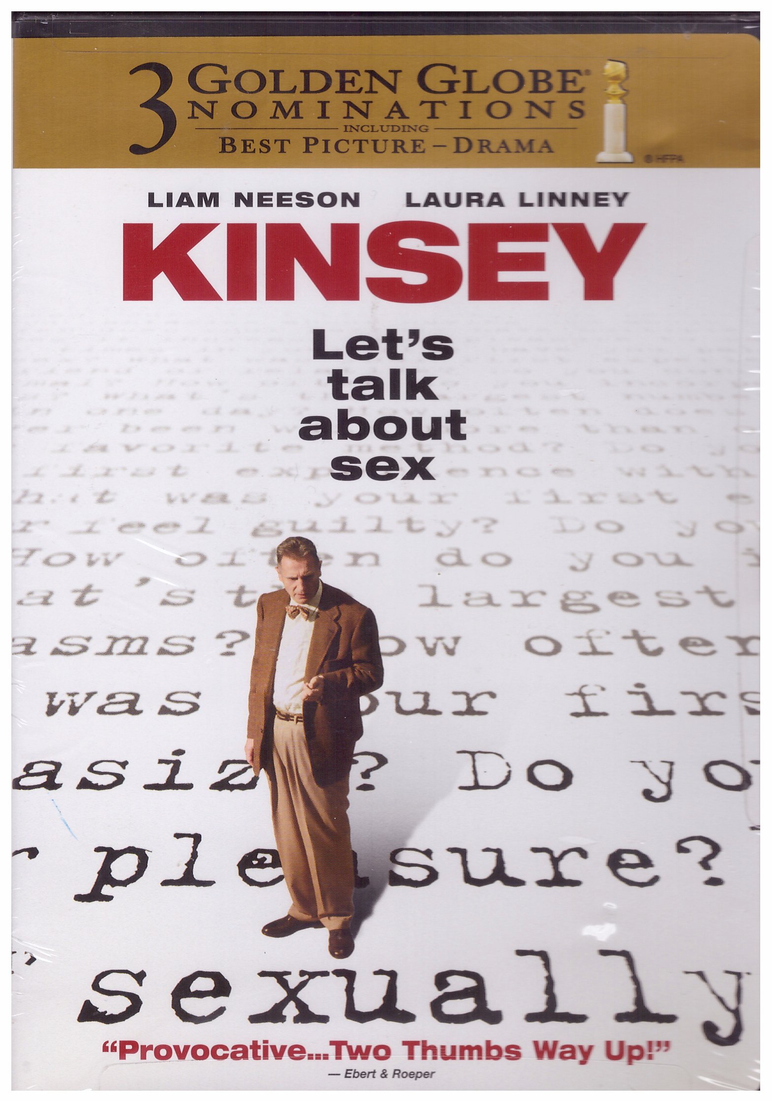 Kinsey: Let's Talk About Sex On DVD With Liam Neeson Laura Linney
