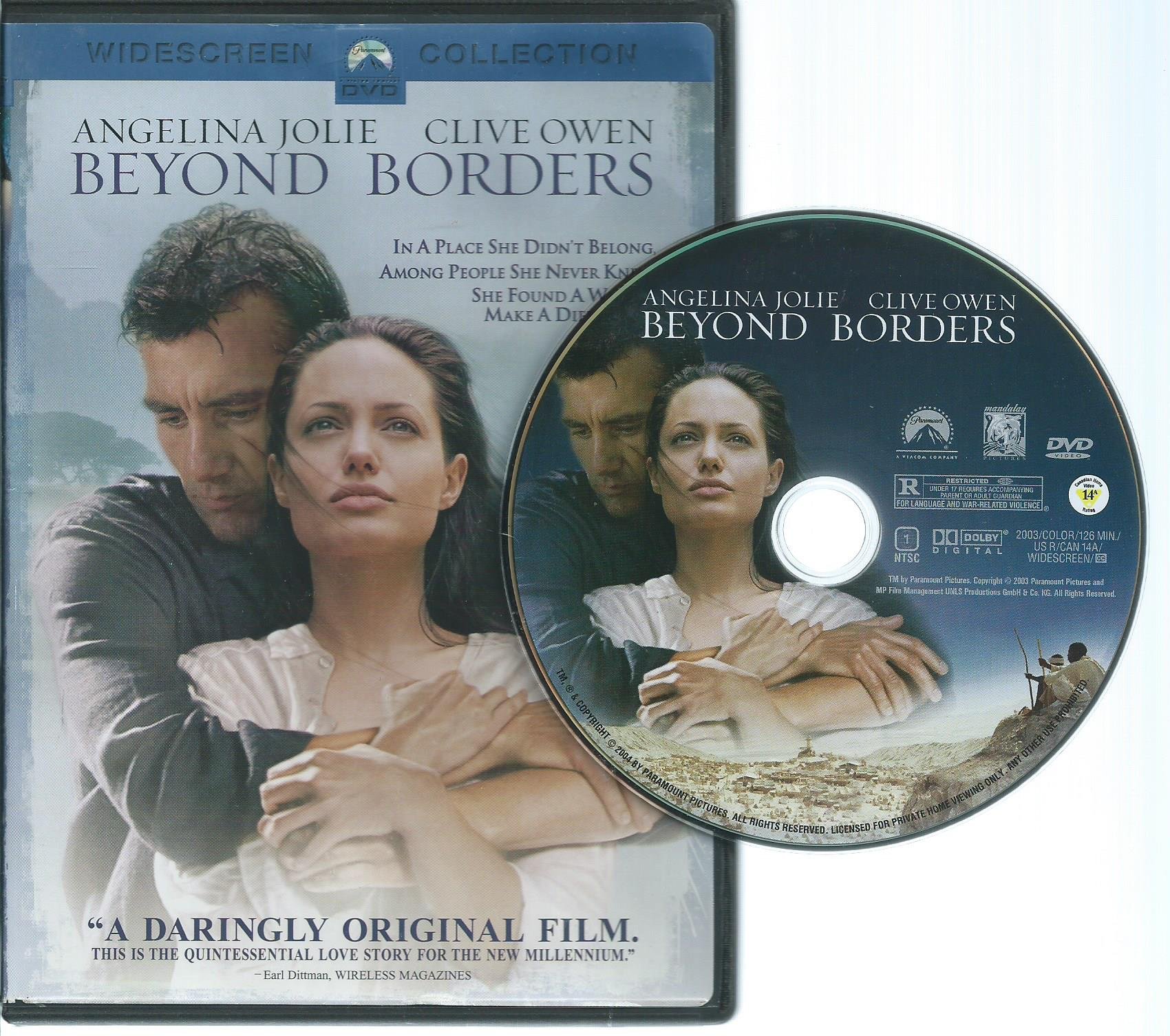 Beyond Borders Widescreen On DVD With Clive Owen Angelina Jolie Drama