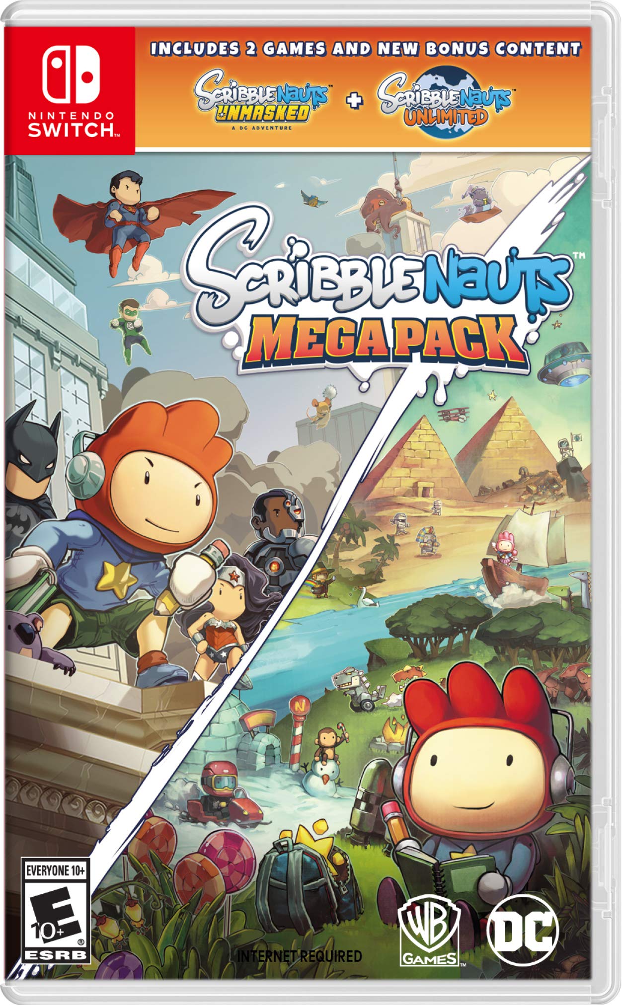 Scribblenauts Mega Pack Nsw For PlayStation 4 PS4 PS5 Puzzle