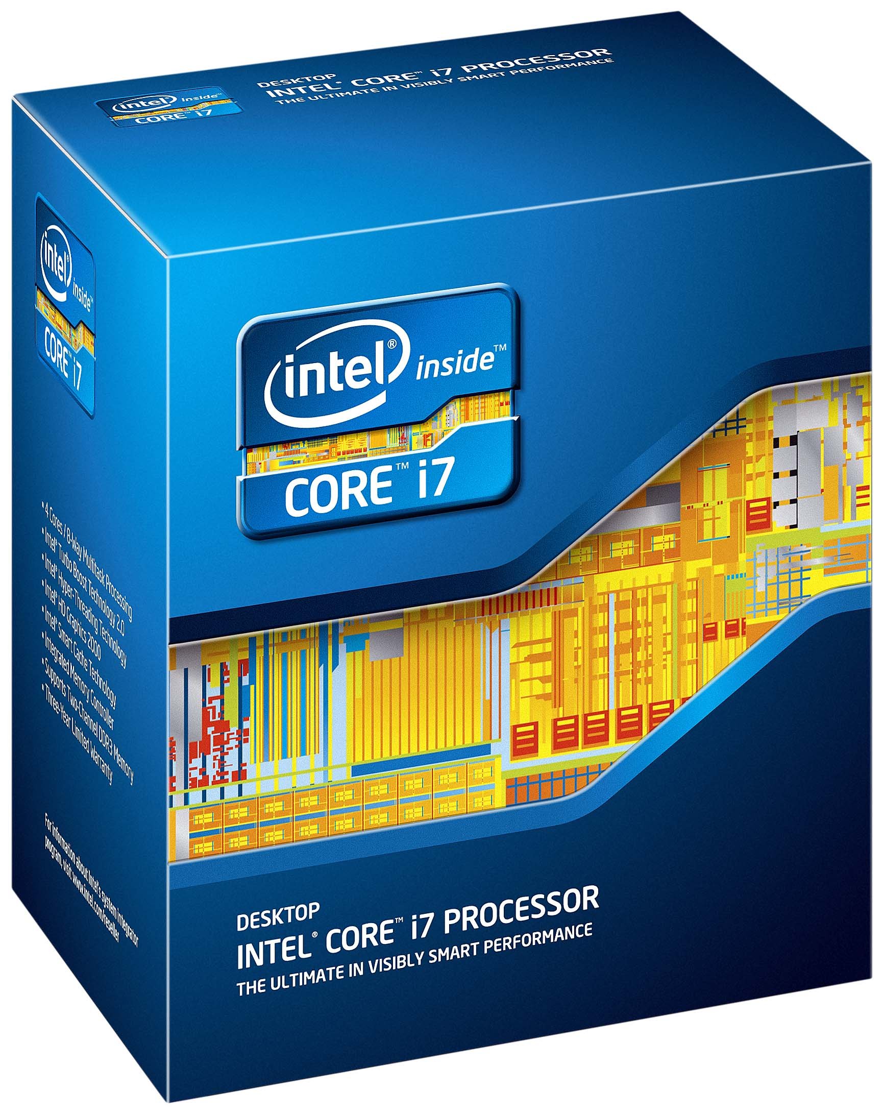 Image 0 of Intel BX80623I72600 Core I7-2600 Quad-Core Processor 3.4 GHz 8 MB