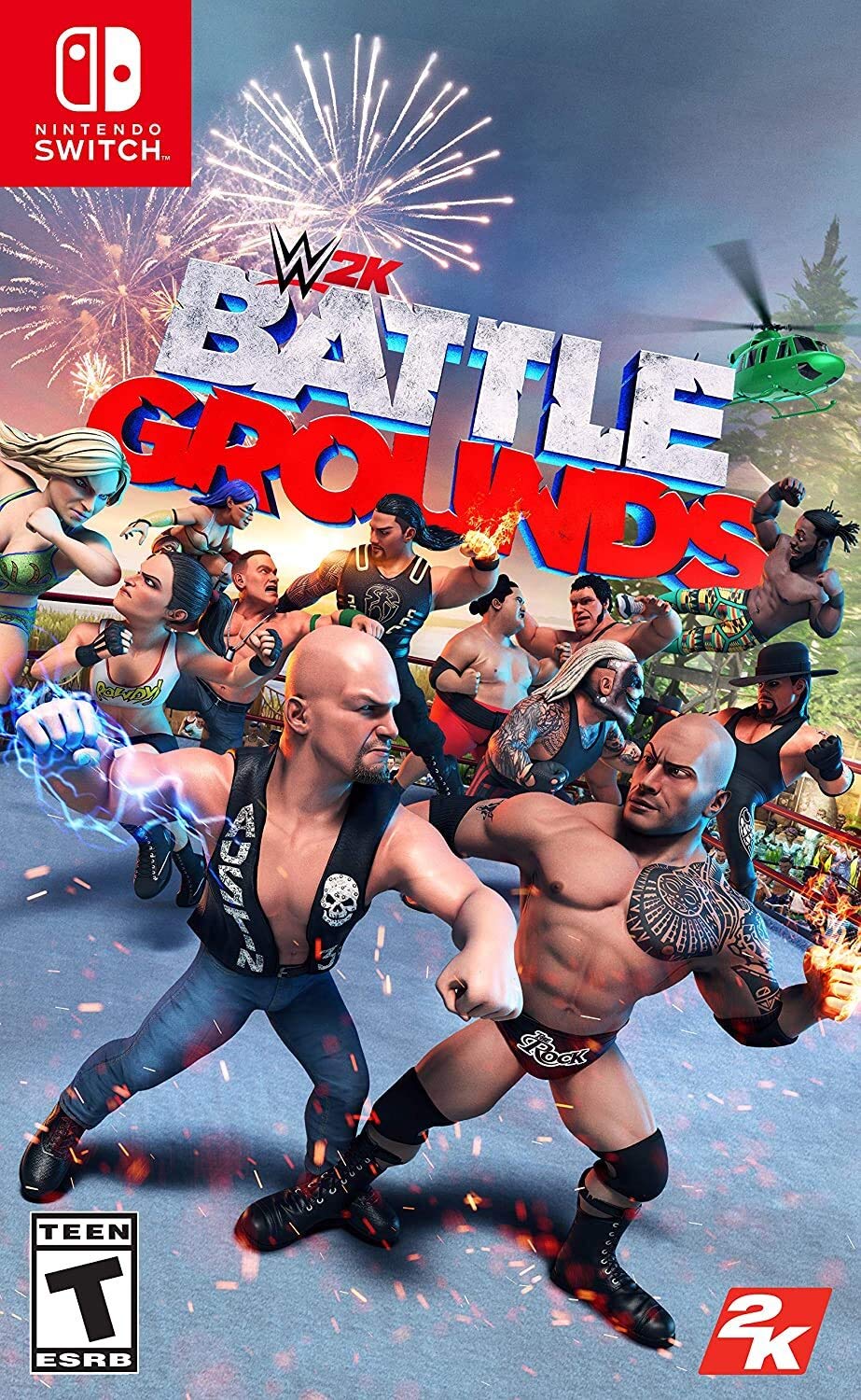 Image 0 of WWE 2K Games Battlegrounds Standard Edition For Nintendo Switch Wrestling