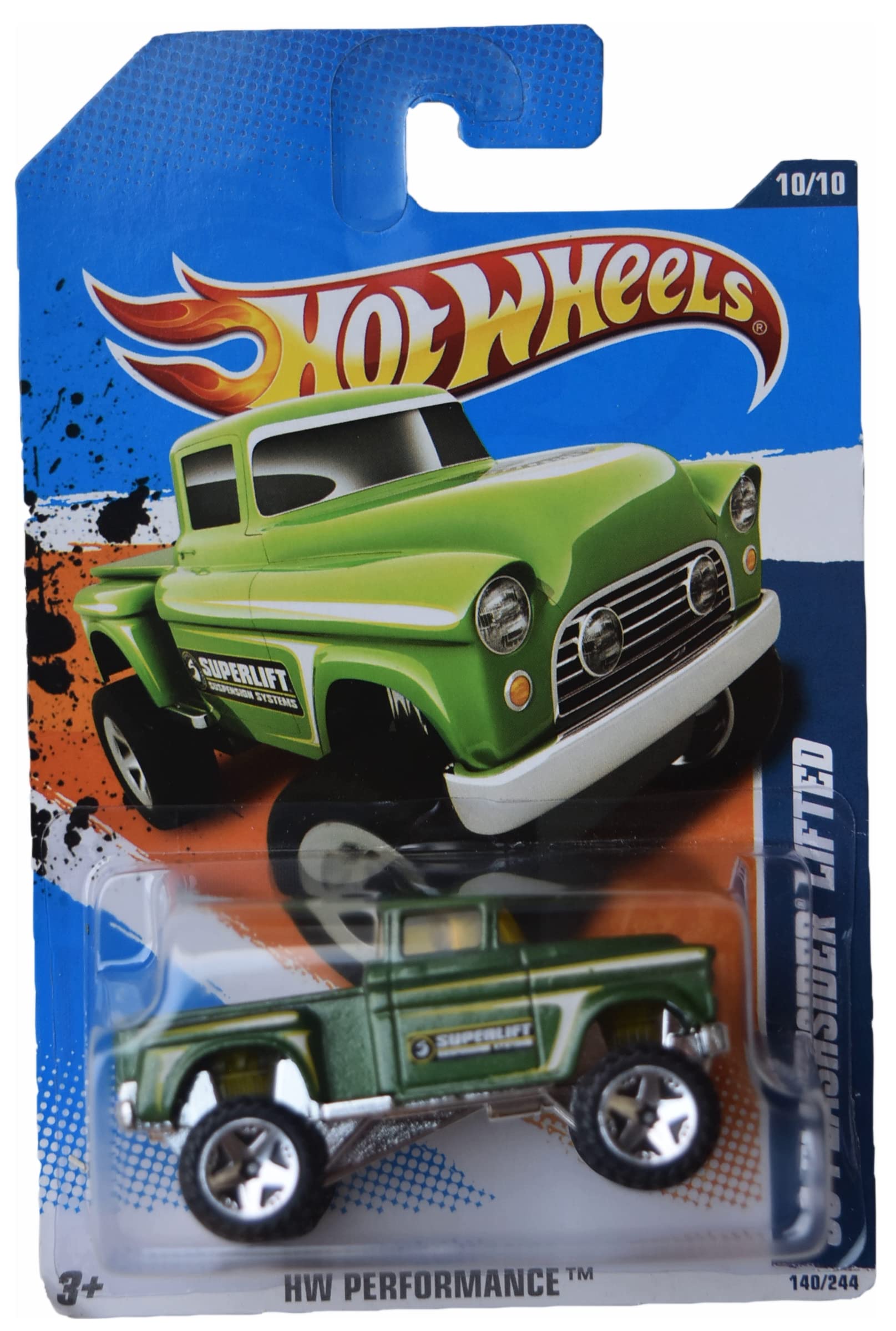 Image 0 of Hot Wheels '56 Flashsider Lifted Green 140/244 Performance 10/10 Toy