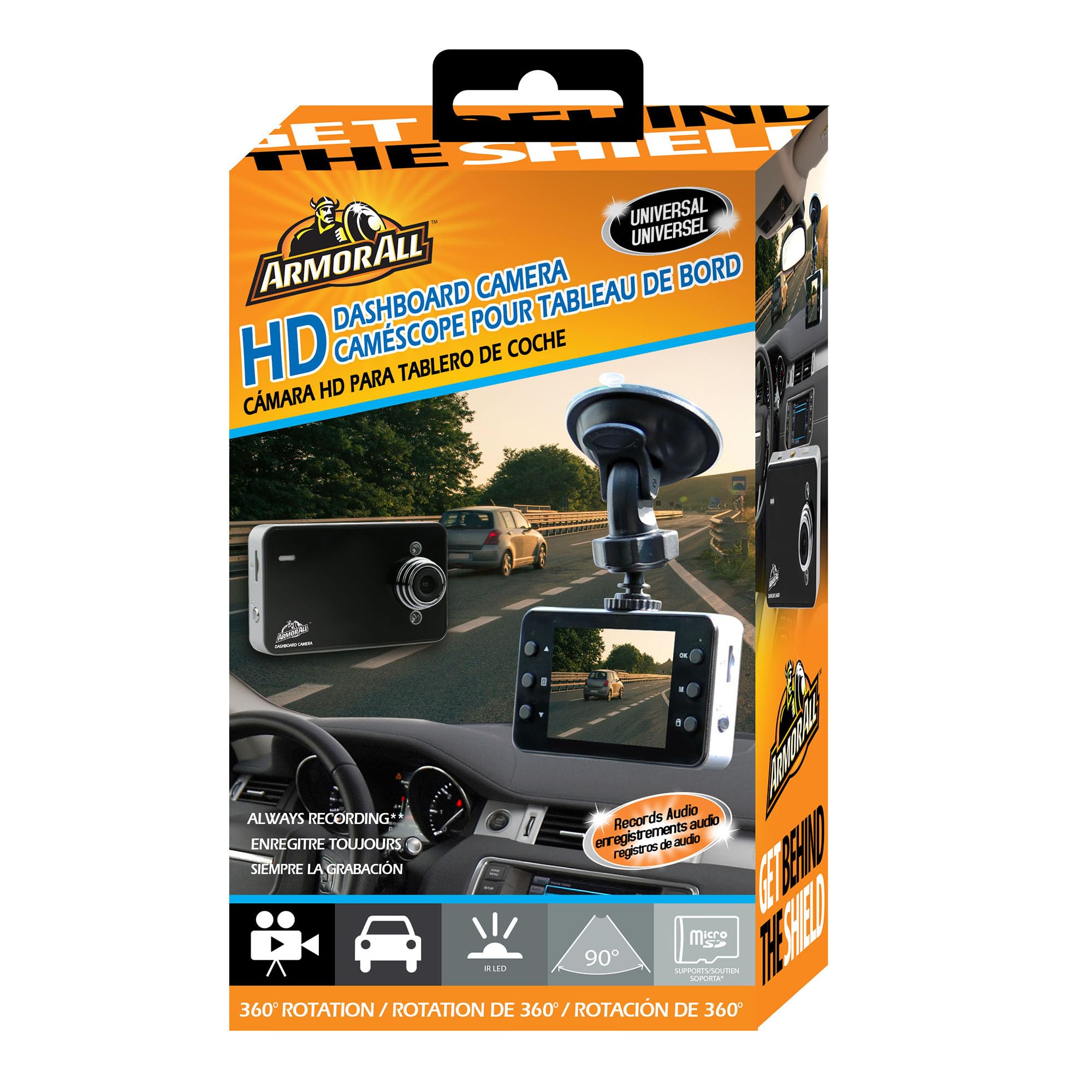 Xtreme HD Dashboard Camera Black 2.4 ADC2-1003 Black