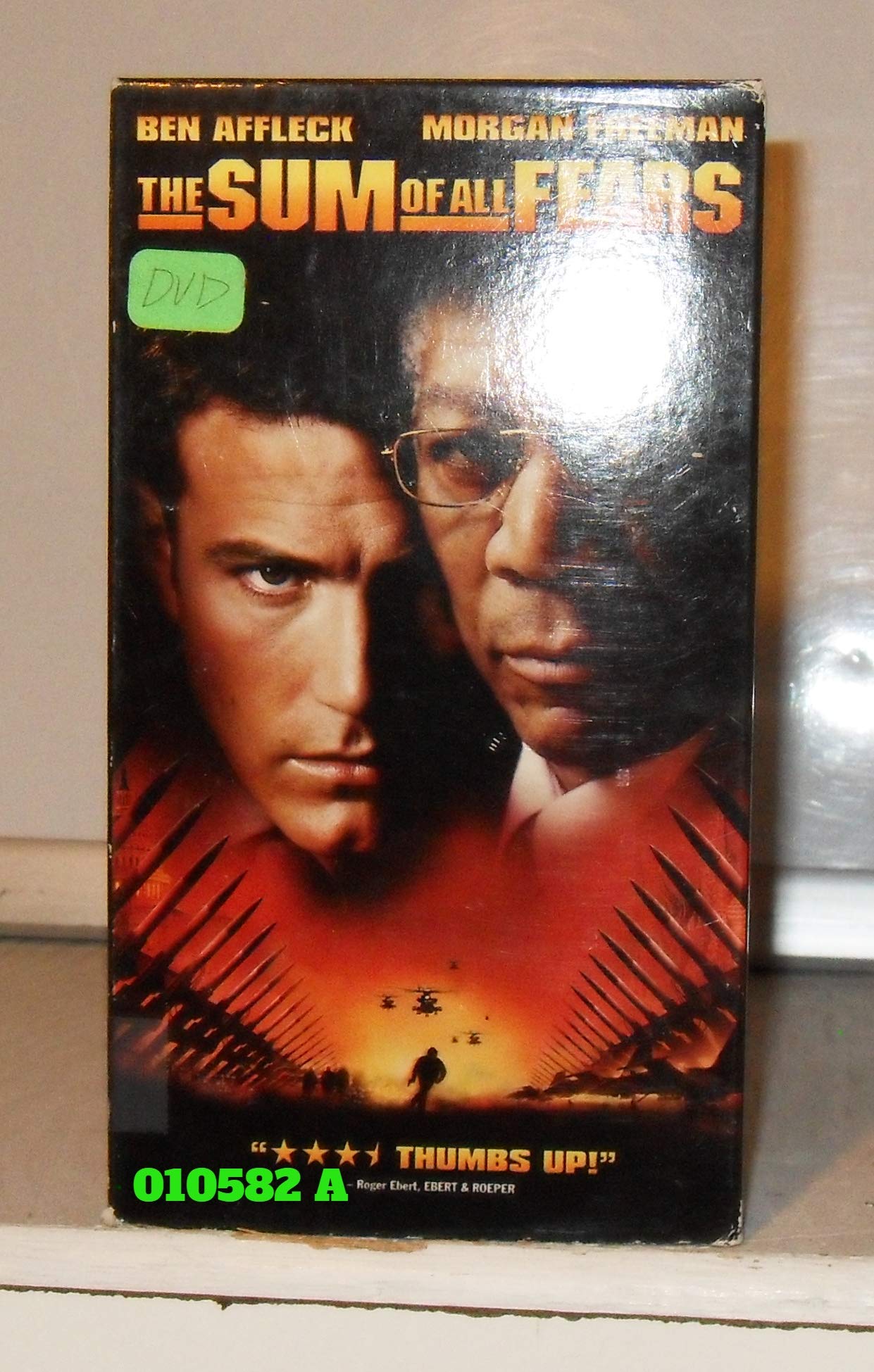 The Sum Of All Fears VHS On VHS With Ben Affleck