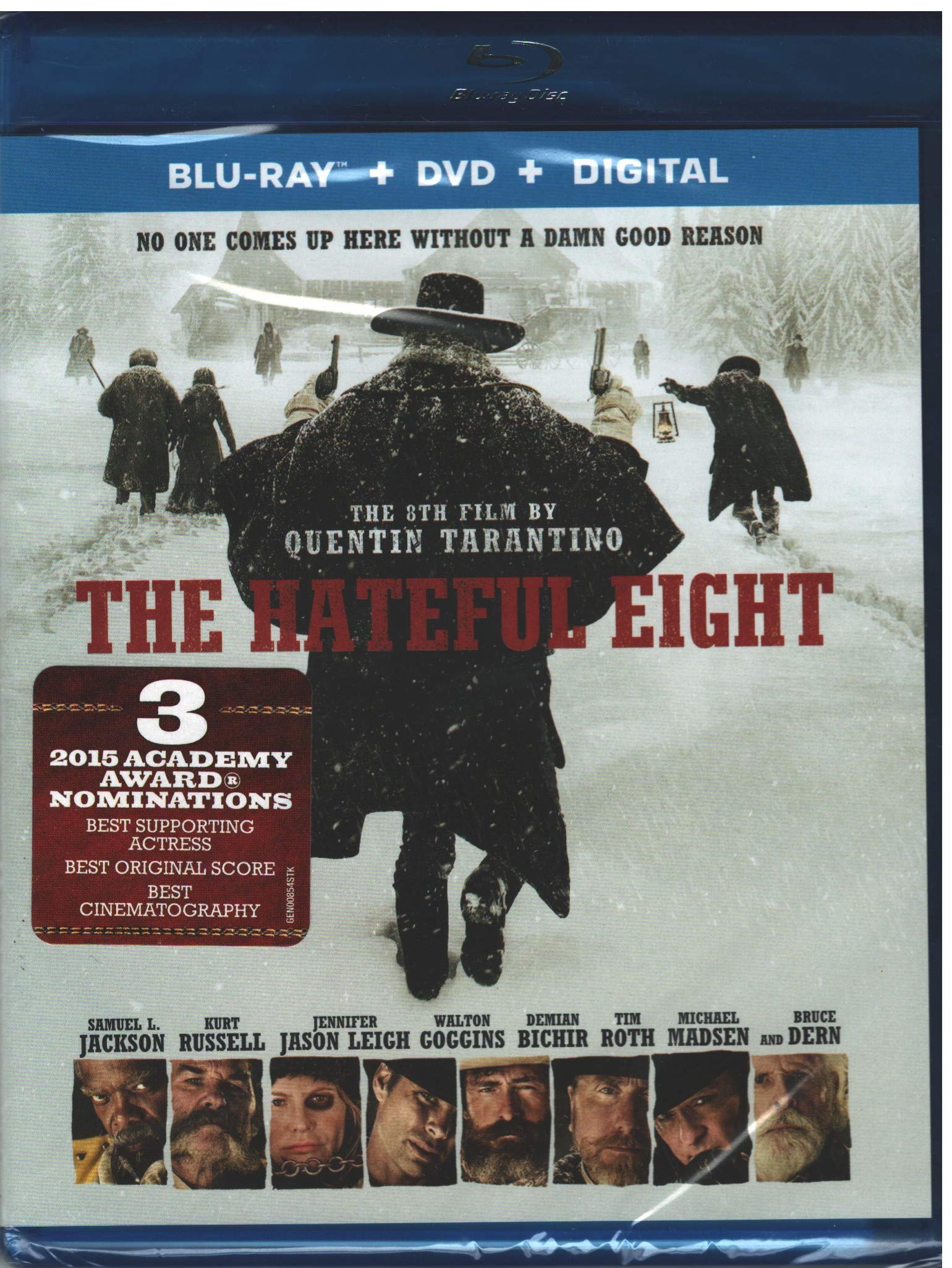 Image 0 of The Hateful Eight On Blu-Ray With Kurt Russell 8 Westerns Movie