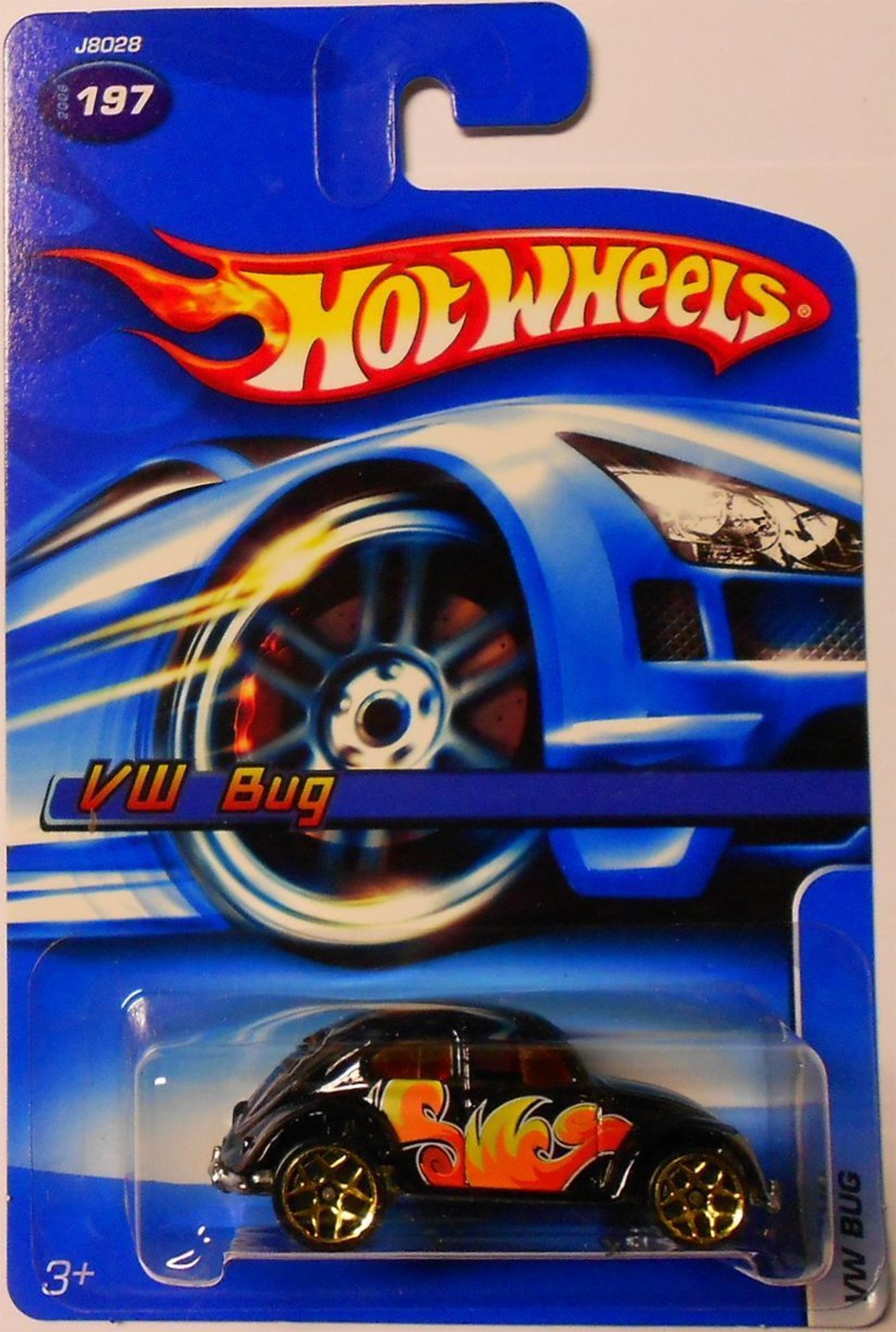 Image 0 of Mattel Hot Wheels 2006 1:64 Scale Black Vw Bug Die Cast Car 197 Toy