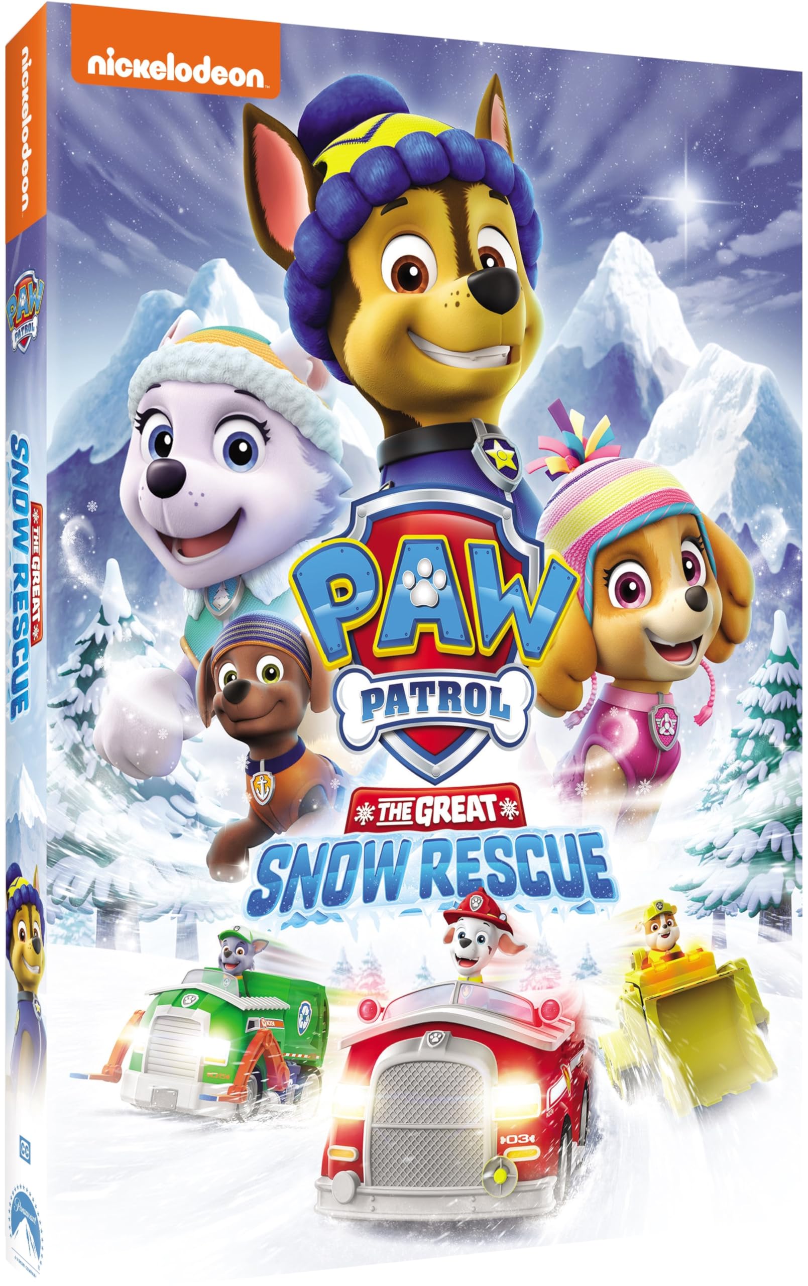 Paw Patrol: The Great Snow Rescue On DVD Anime Movie