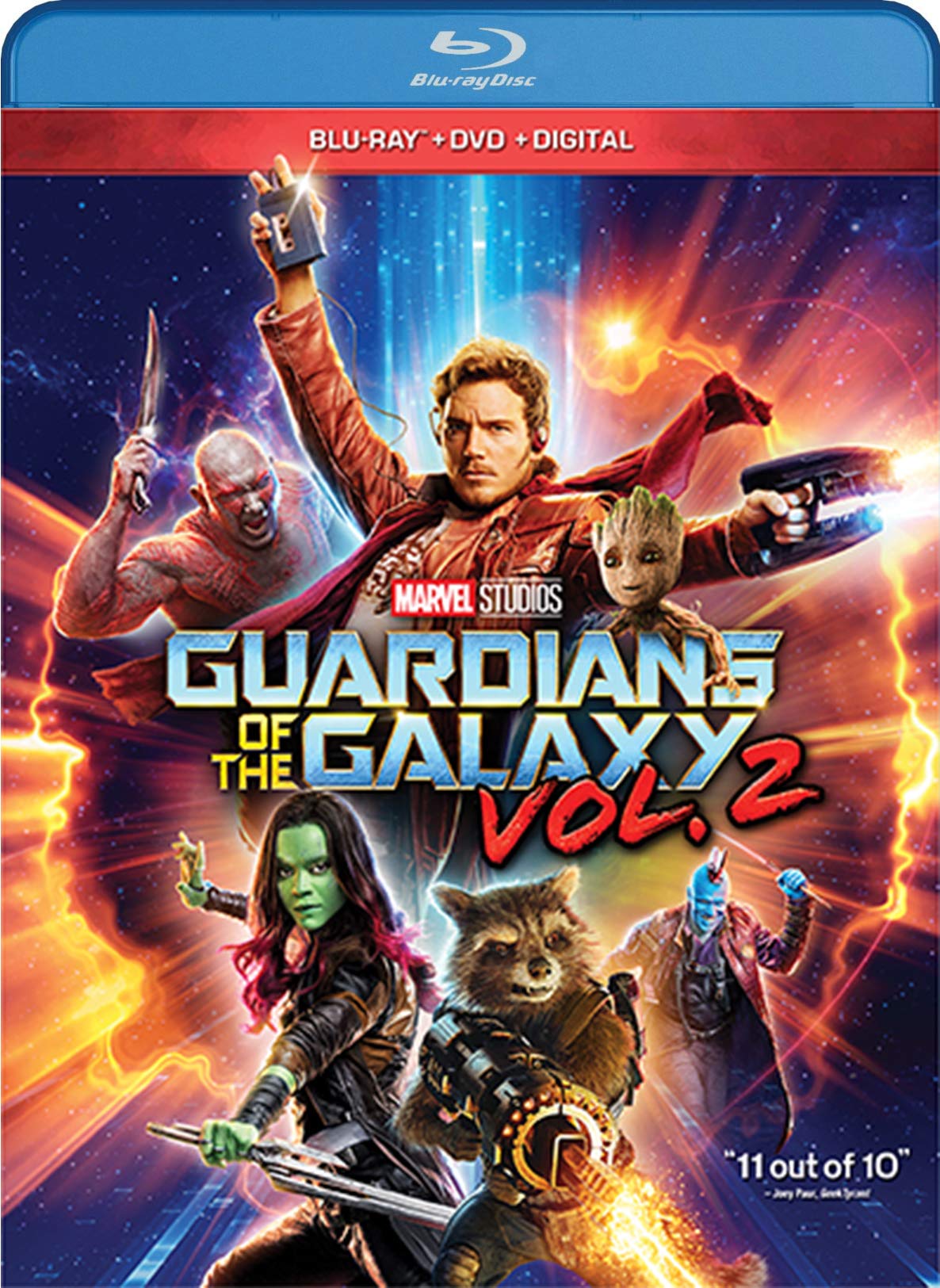 Image 0 of Guardians Of The Galaxy Vol. 2 On Blu-Ray With Chris Pratt Movie