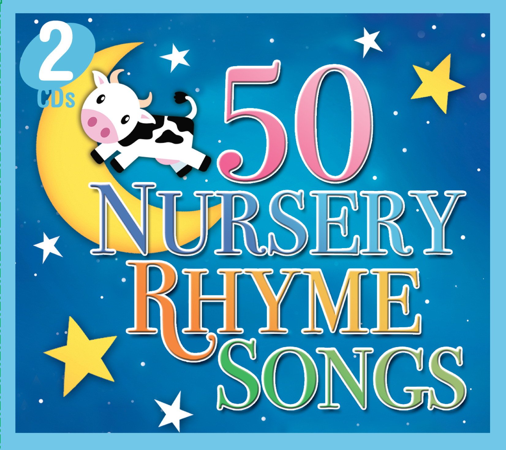 50 Nursery Rhyme Songs 2-CD Set On Audio CD By Countdown Kids Album 20