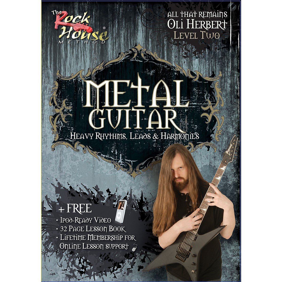 Rock House Metal Guitar Heavy Rhythms Leads And Harmonies Level 2 On