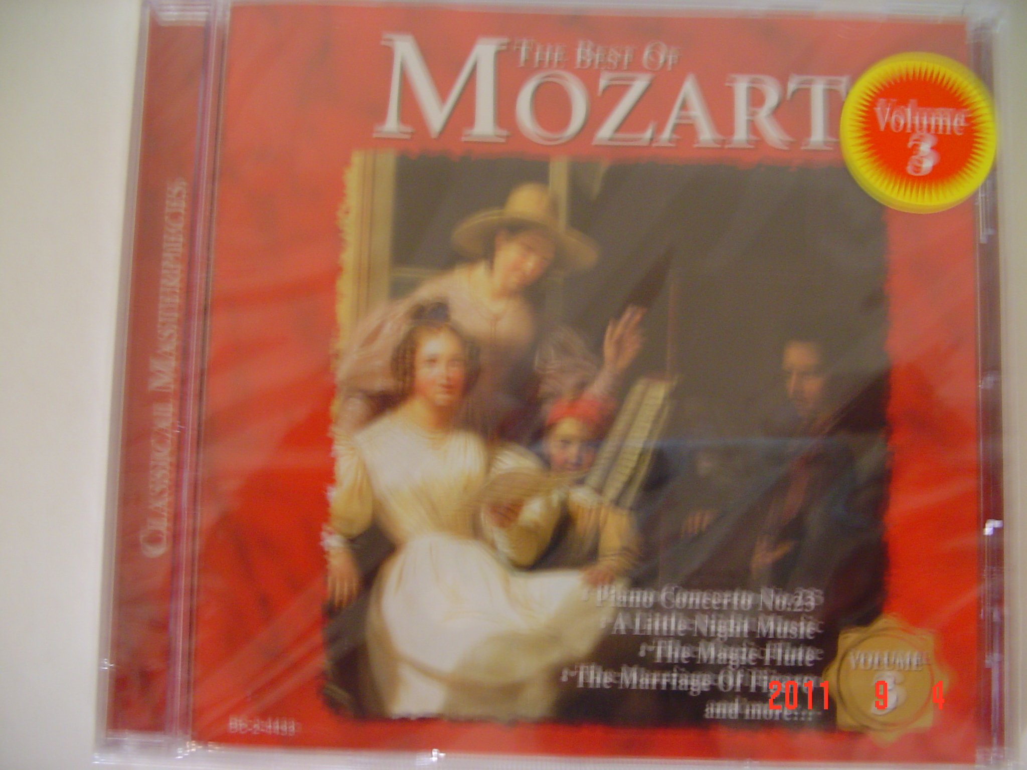 Image 0 of The Best Of Mozart Volume 3 On Audio CD Album Black 2005