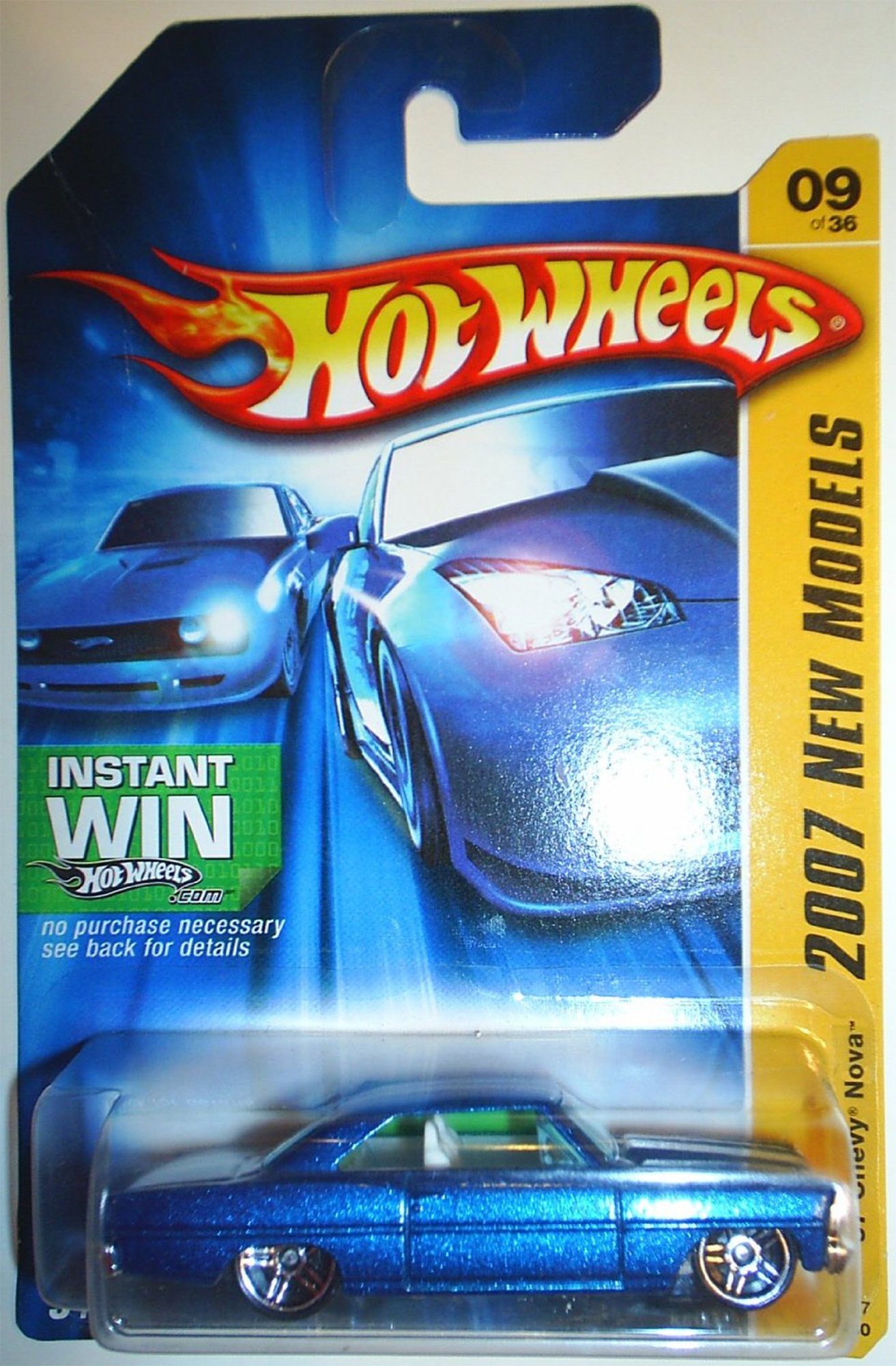 Image 0 of Hot Wheels 2007 First Edition Models Series '66/'67 Chevy Nova 009/156