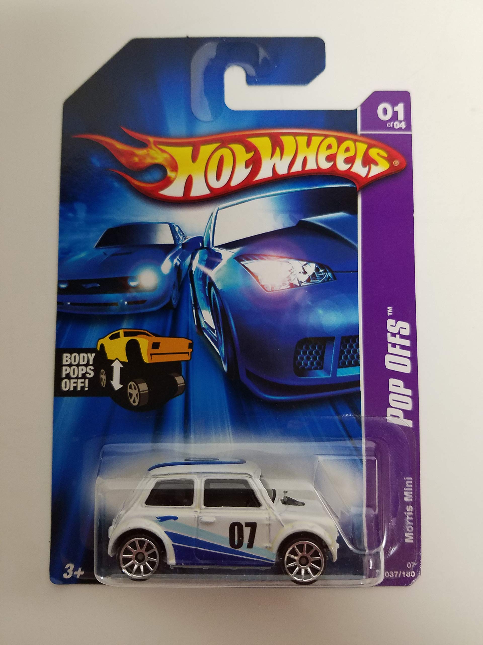 Image 0 of Morris Mini 2007 Pop Offs 1 Of 4 Hot Wheels Diecast Car No 037 Toy Car